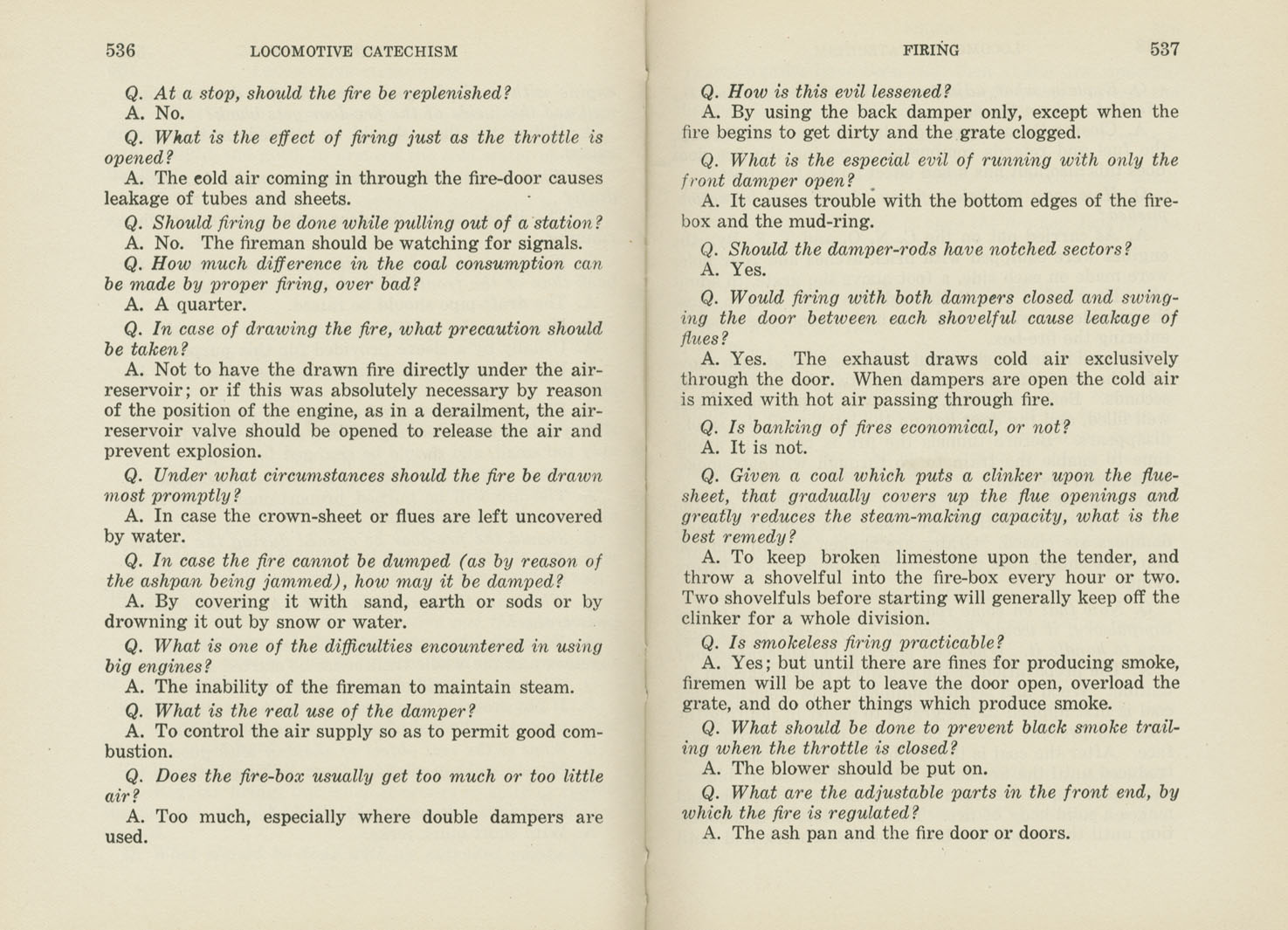 Locomotive Catechism