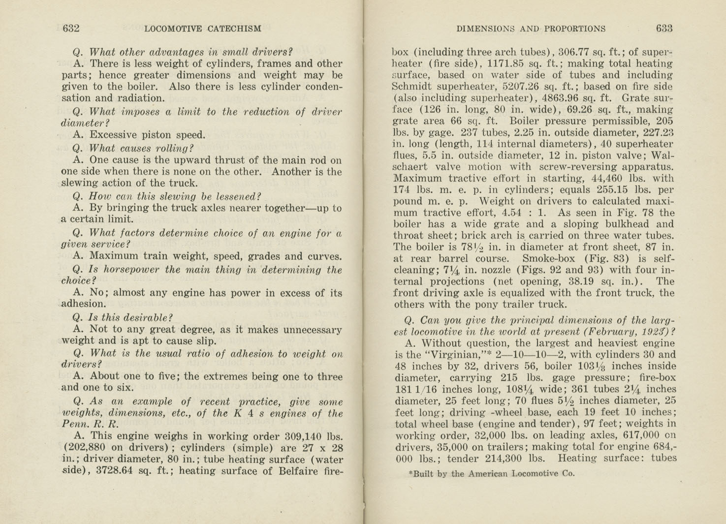 Locomotive Catechism