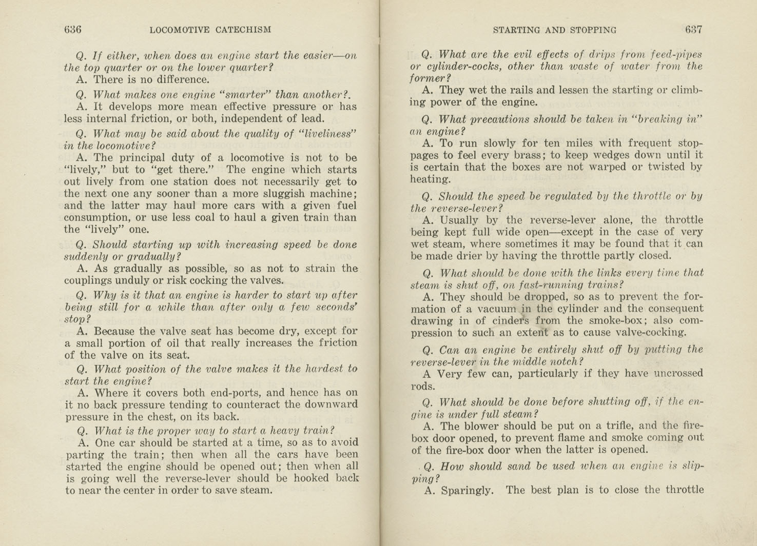 Locomotive Catechism