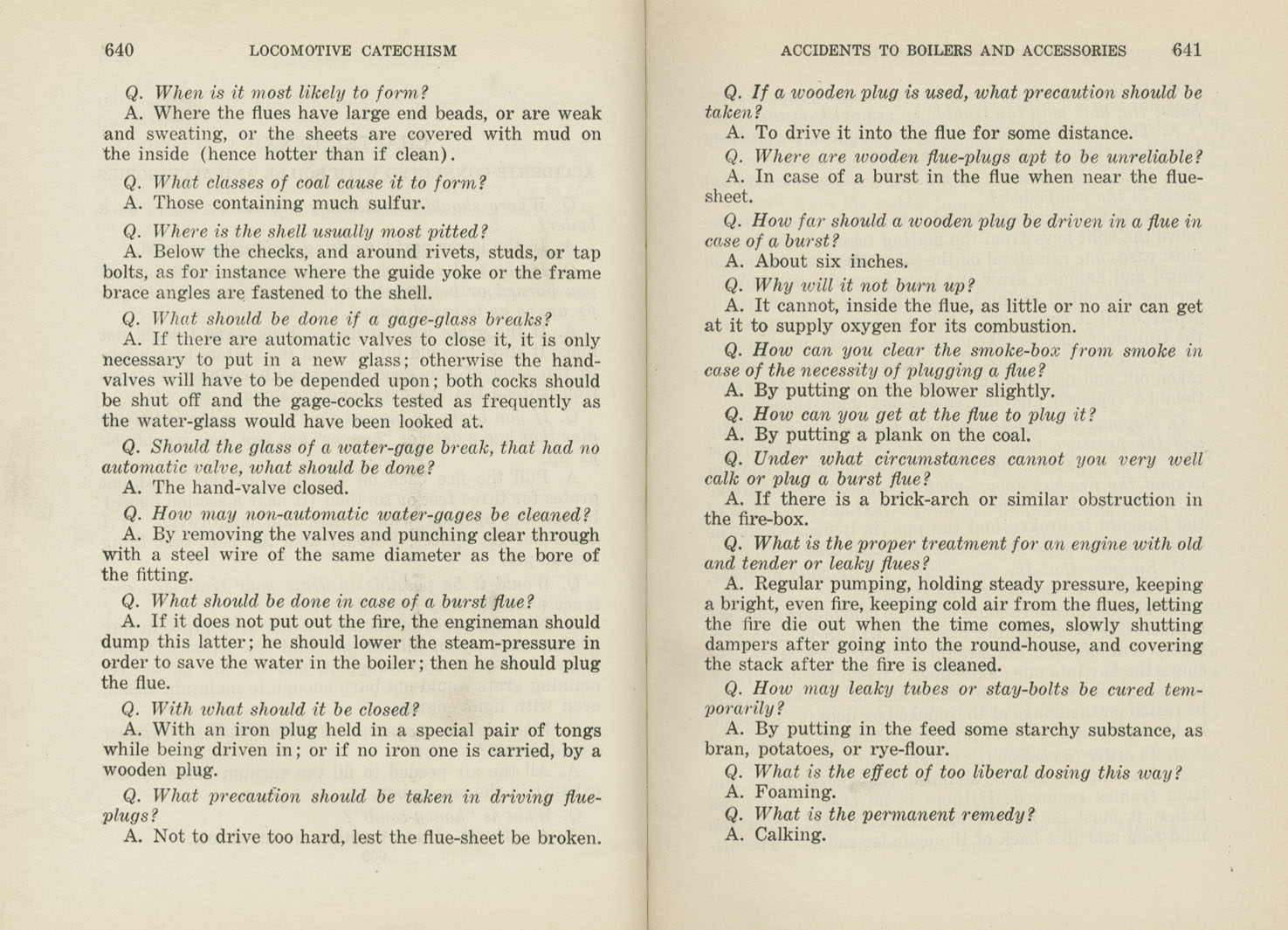 Locomotive Catechism
