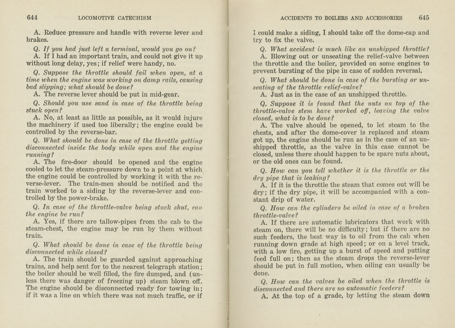 Locomotive Catechism