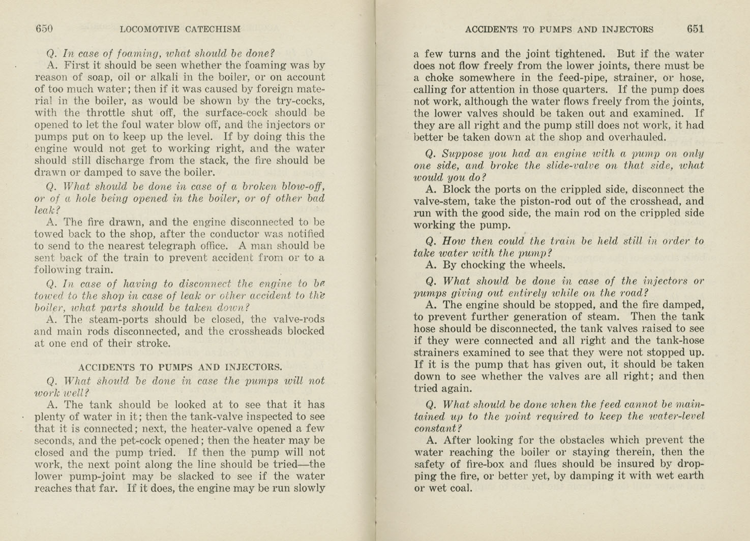 Locomotive Catechism