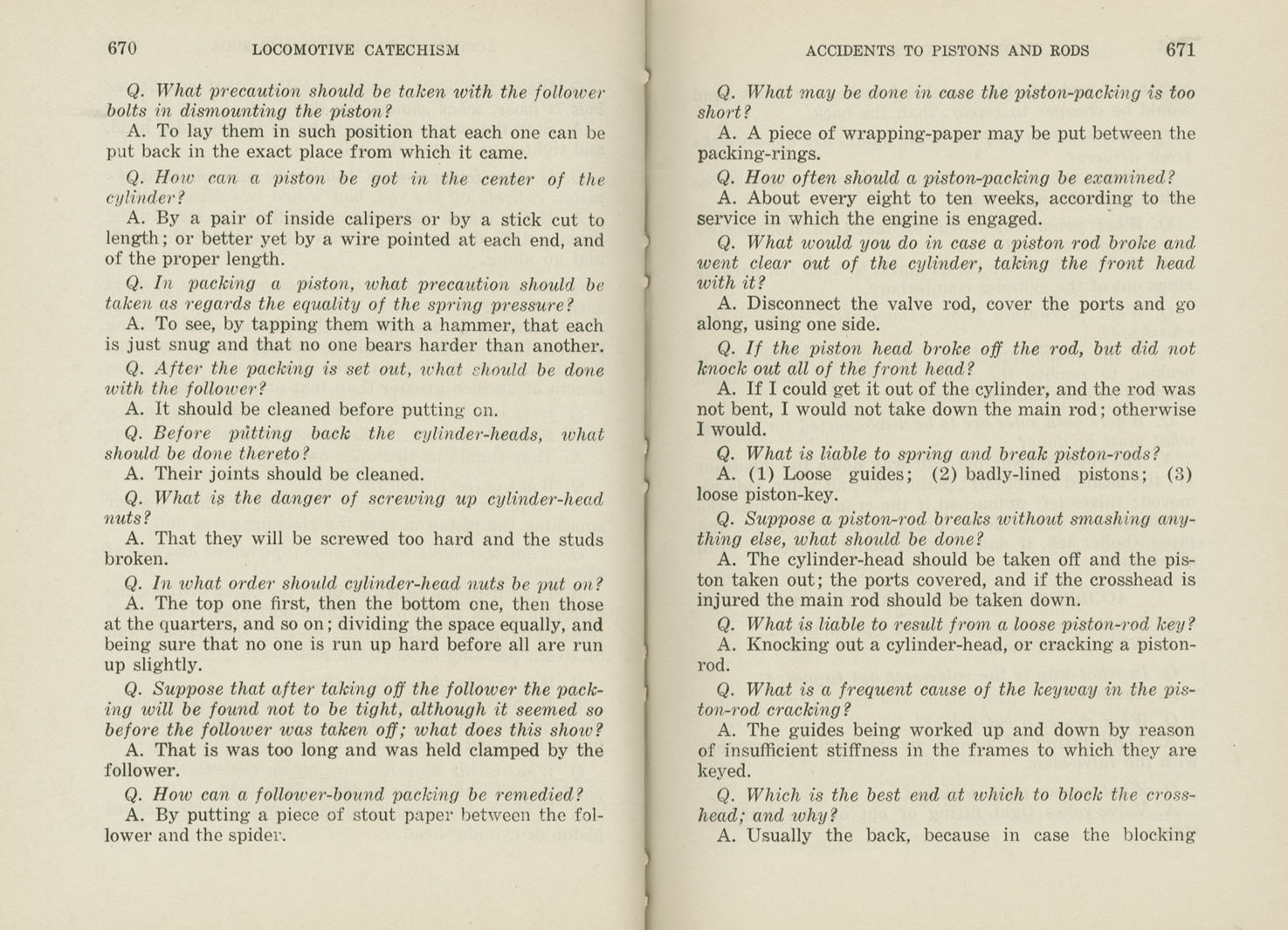 Locomotive Catechism