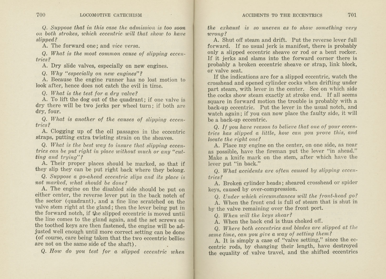 Locomotive Catechism