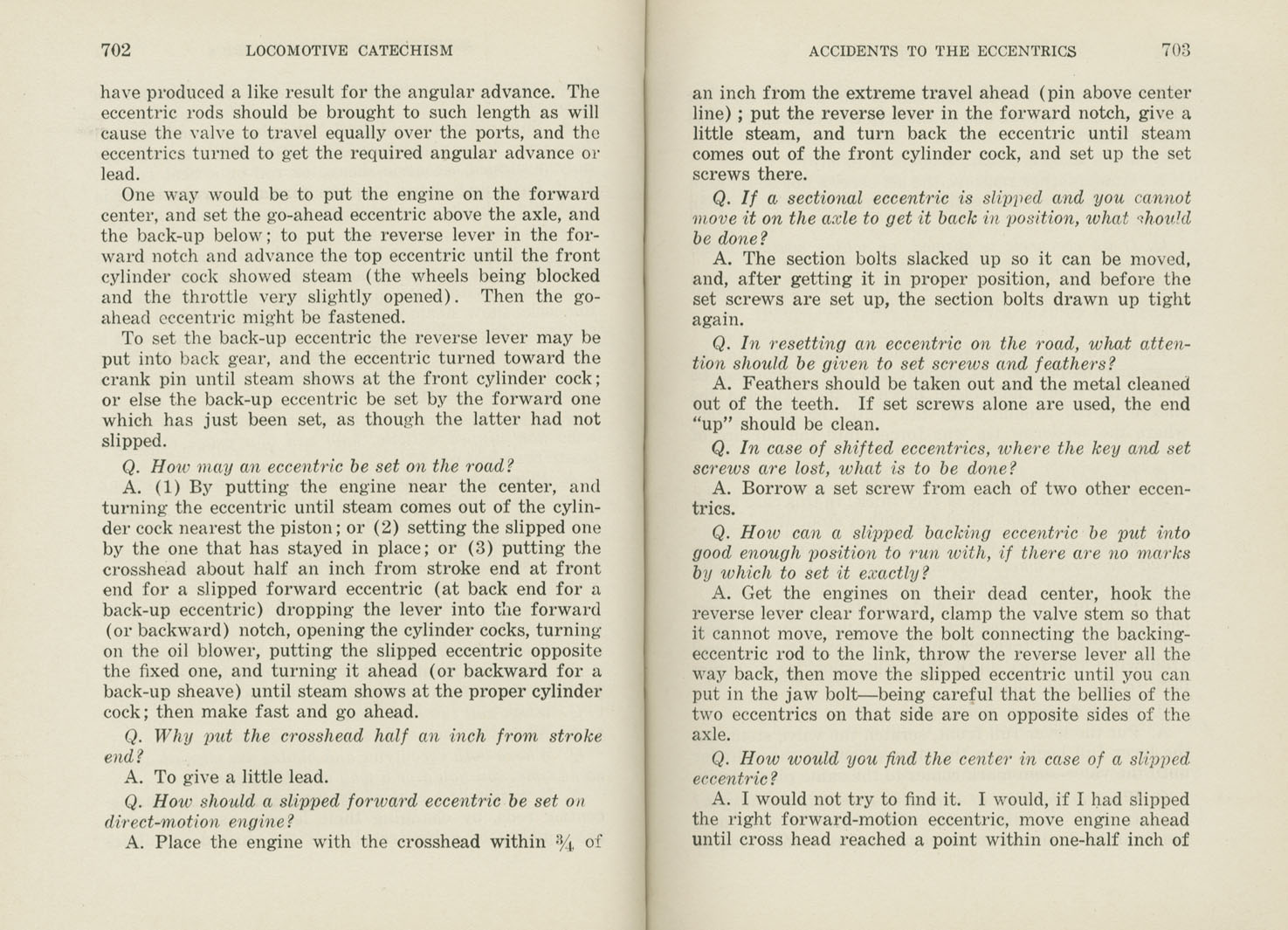 Locomotive Catechism