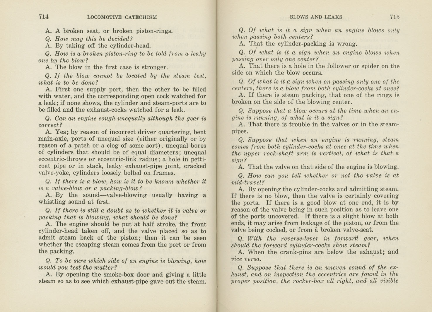 Locomotive Catechism