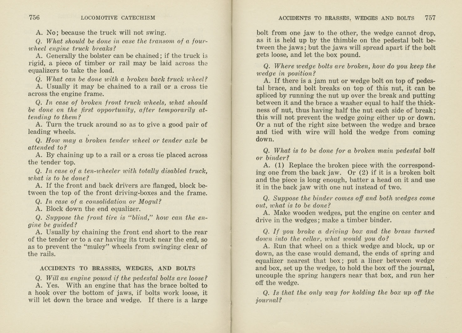 Locomotive Catechism