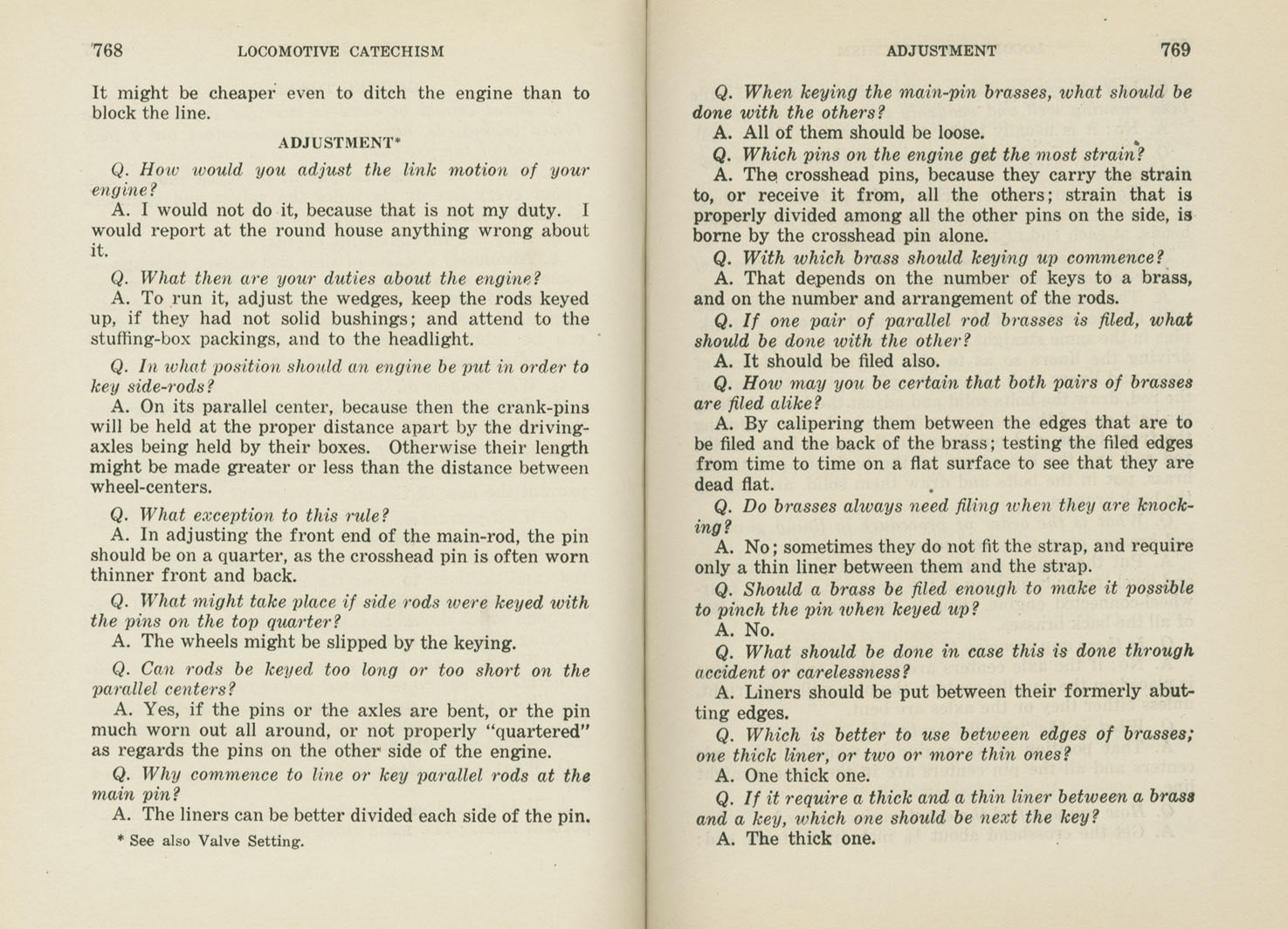 Locomotive Catechism