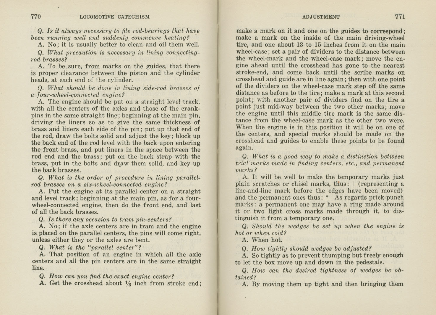 Locomotive Catechism