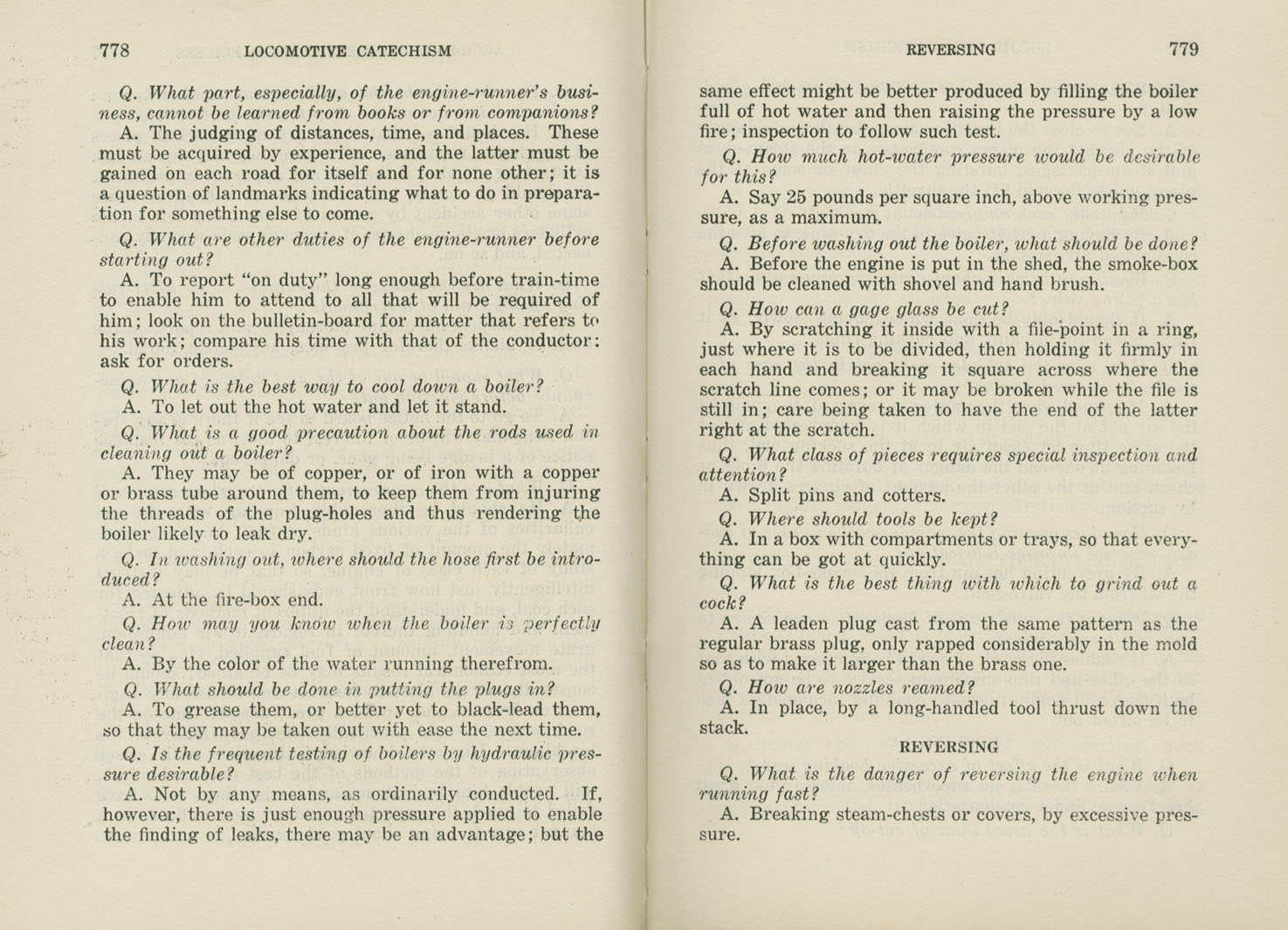 Locomotive Catechism