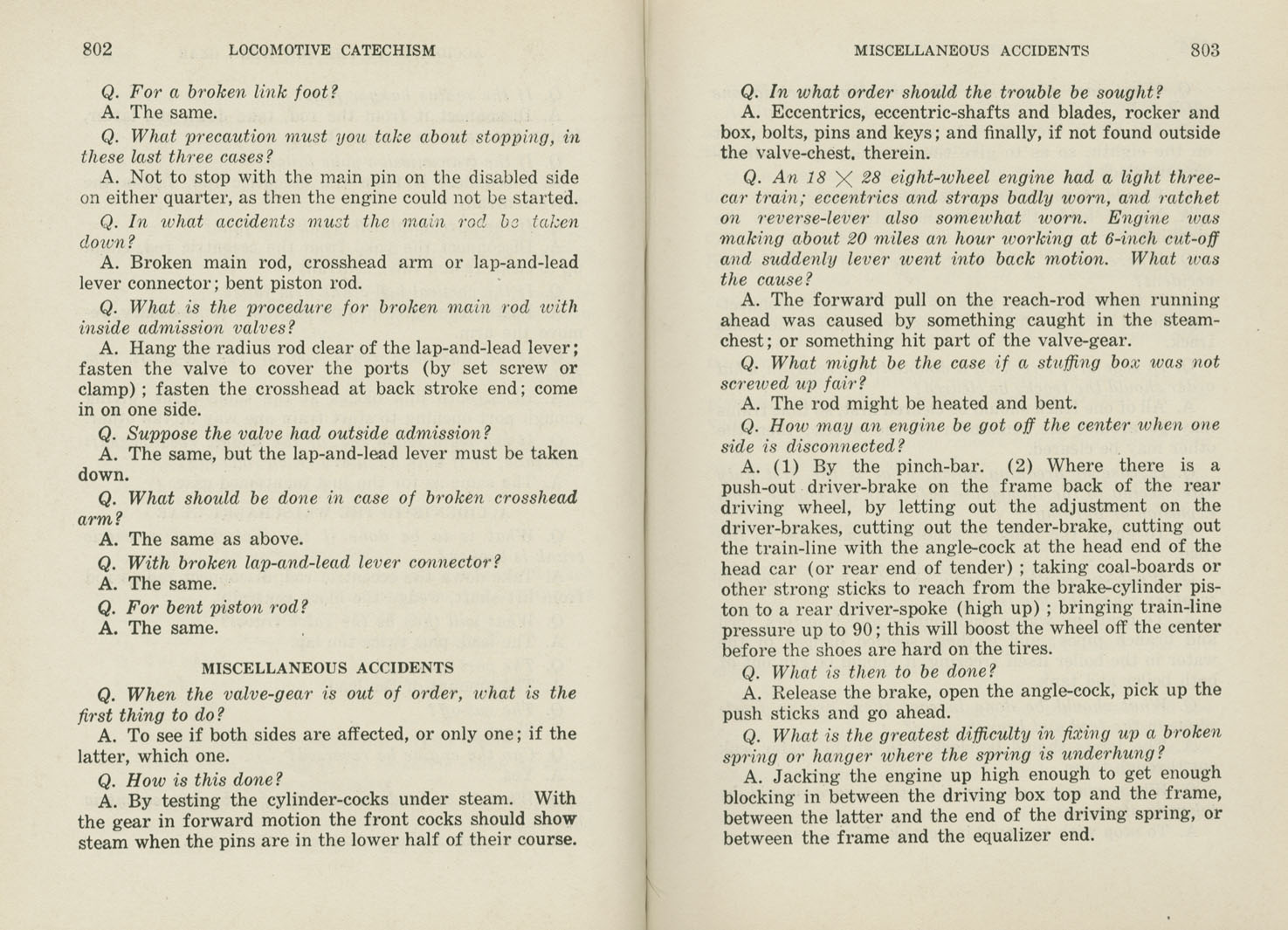 Locomotive Catechism