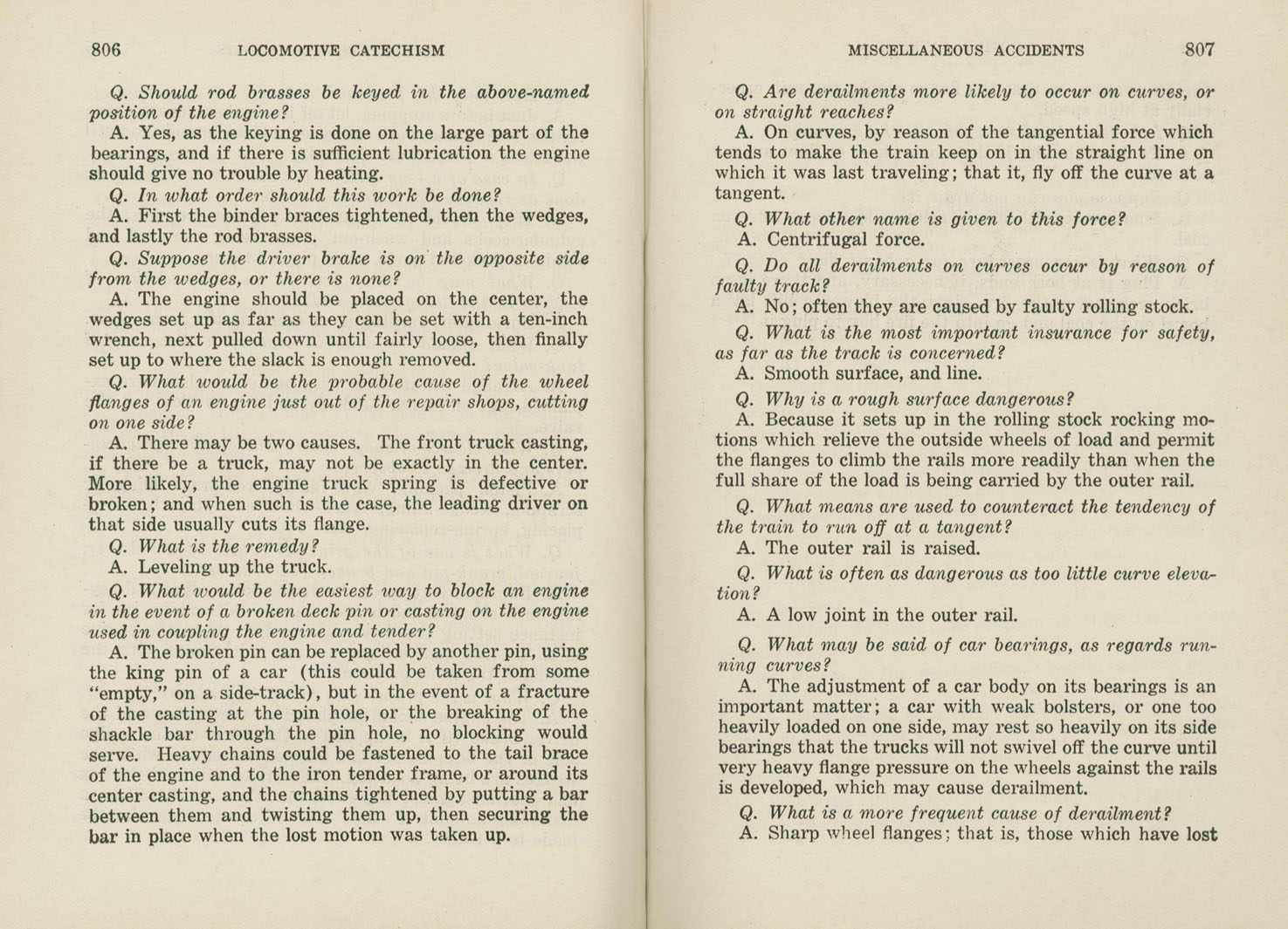 Locomotive Catechism