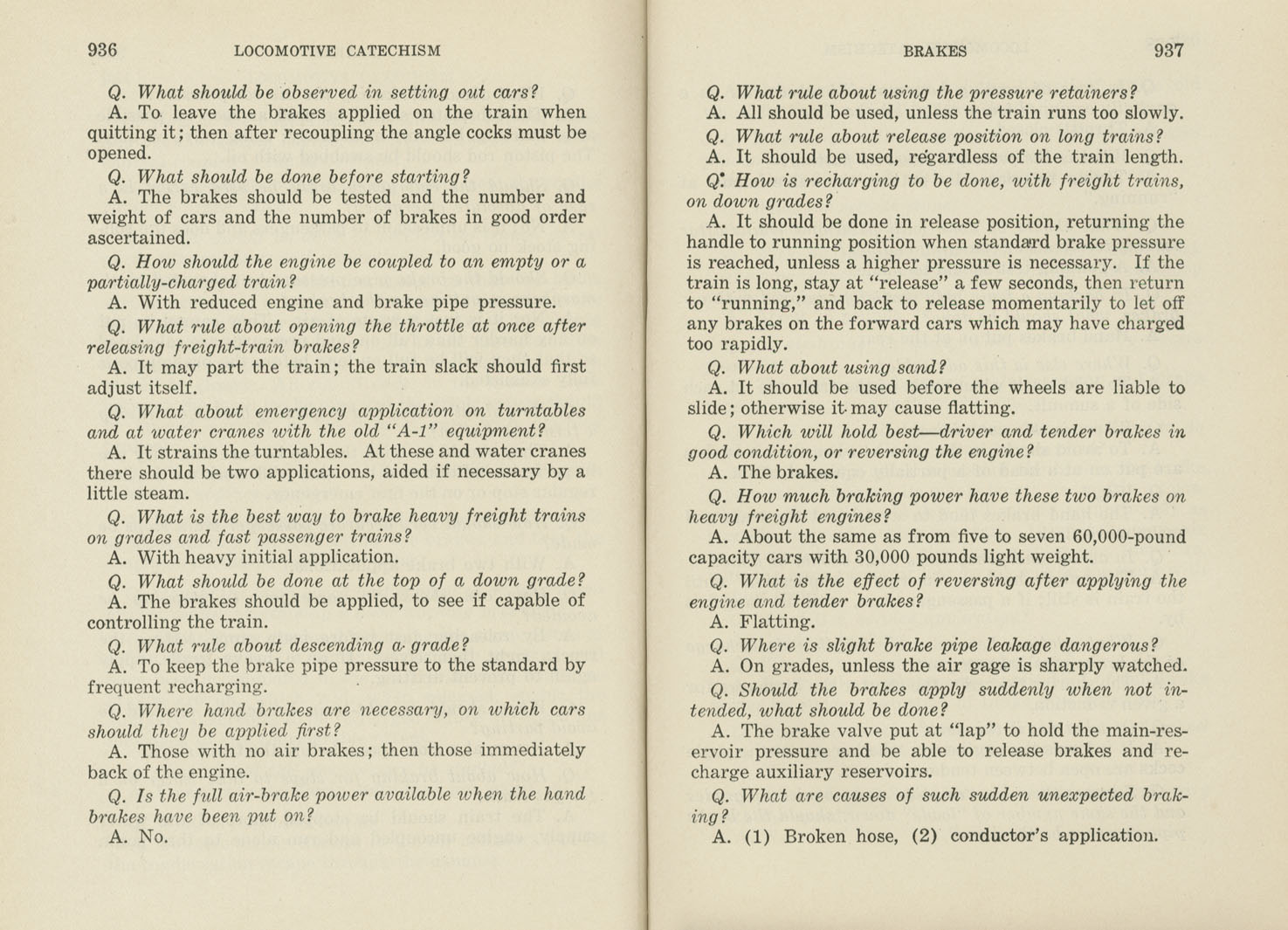 Locomotive Catechism