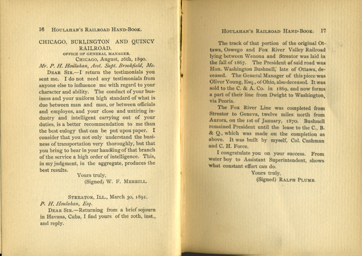 Houlahan's Railroad Hand Book