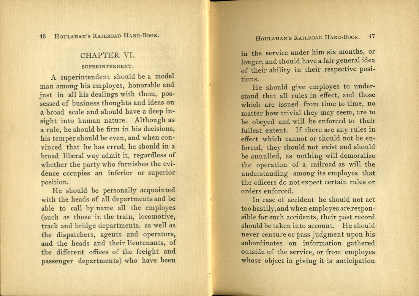 Houlahan's Railroad Hand Book