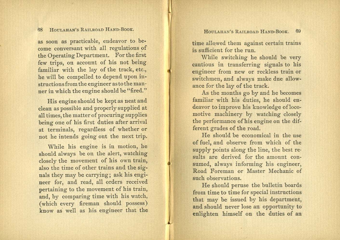 Houlahan's Railroad Hand Book