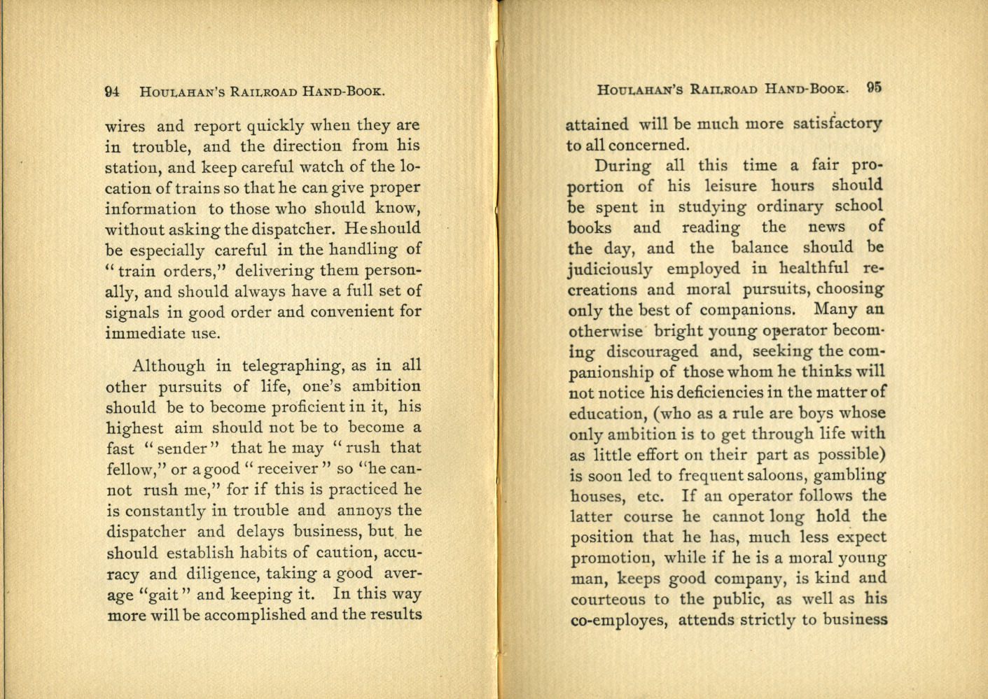 Houlahan's Railroad Hand Book