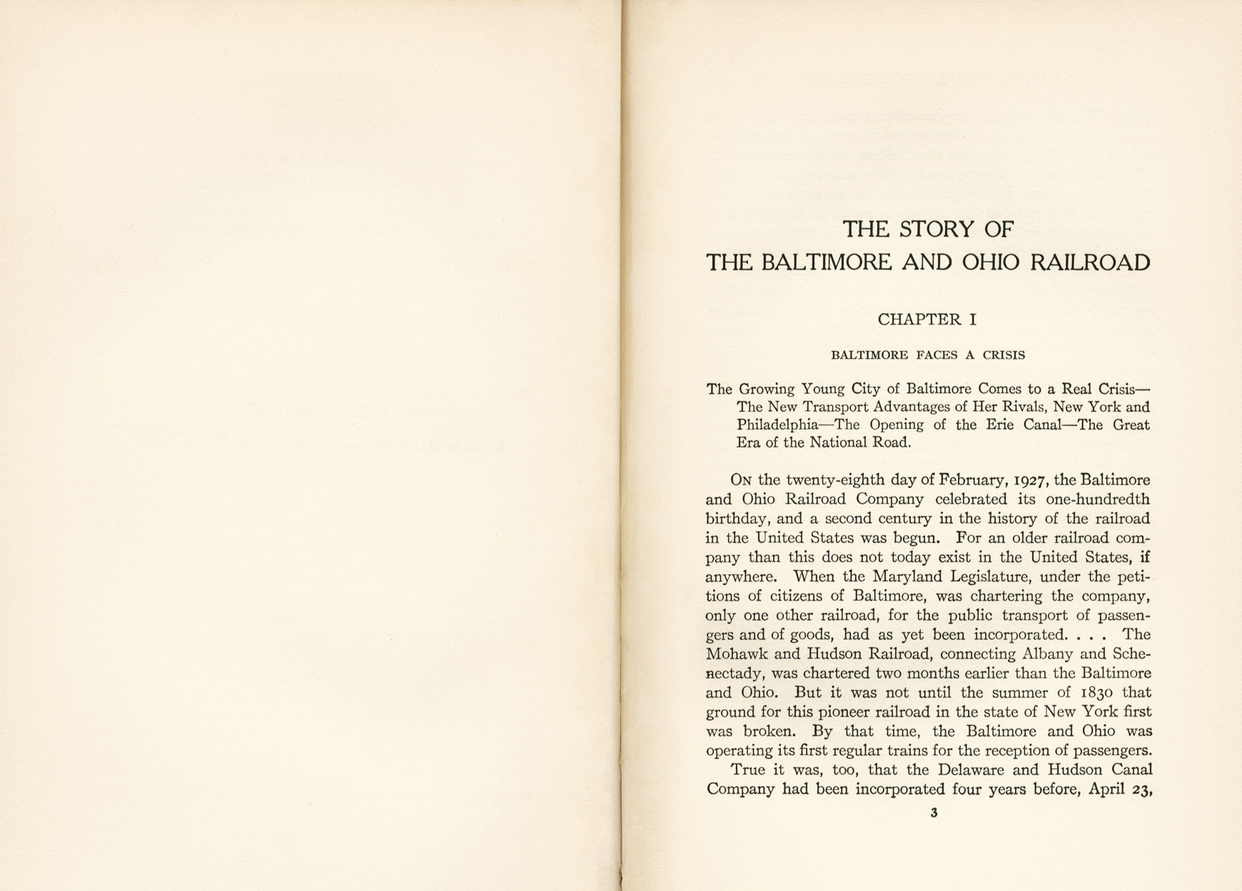 Story of the Baltimore & Ohio