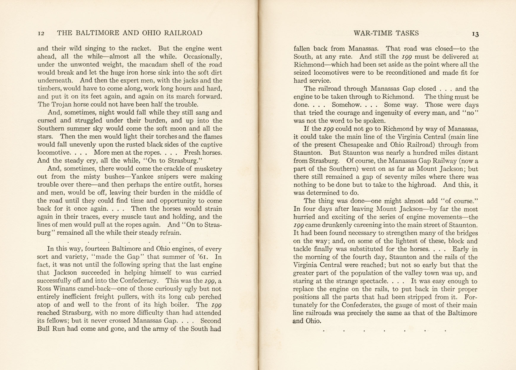 Hungerford, Story of the B&O