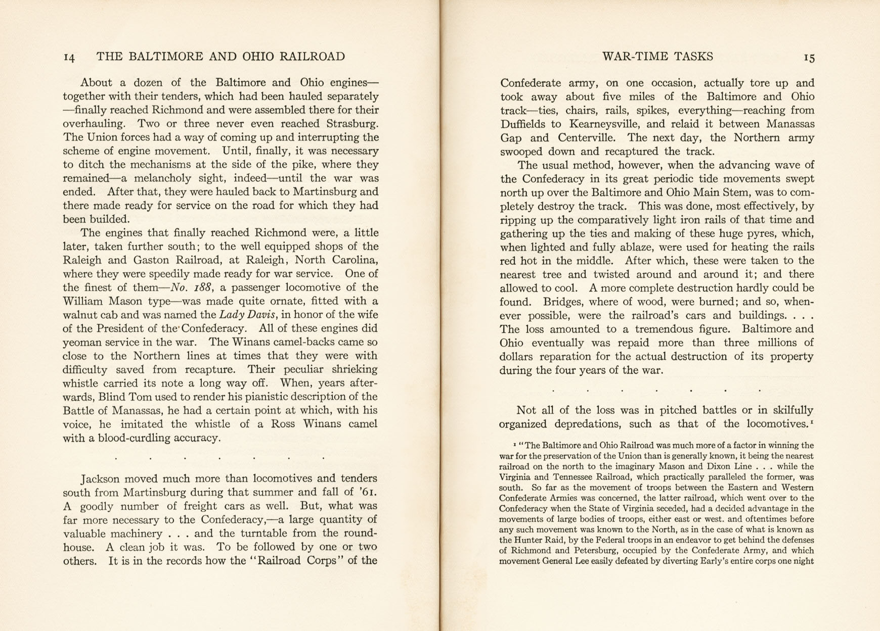 Hungerford, Story of the B&O