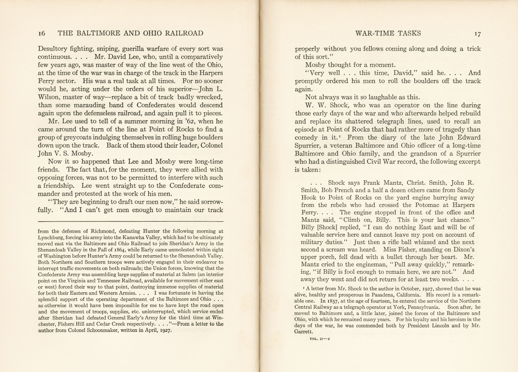 Hungerford, Story of the B&O