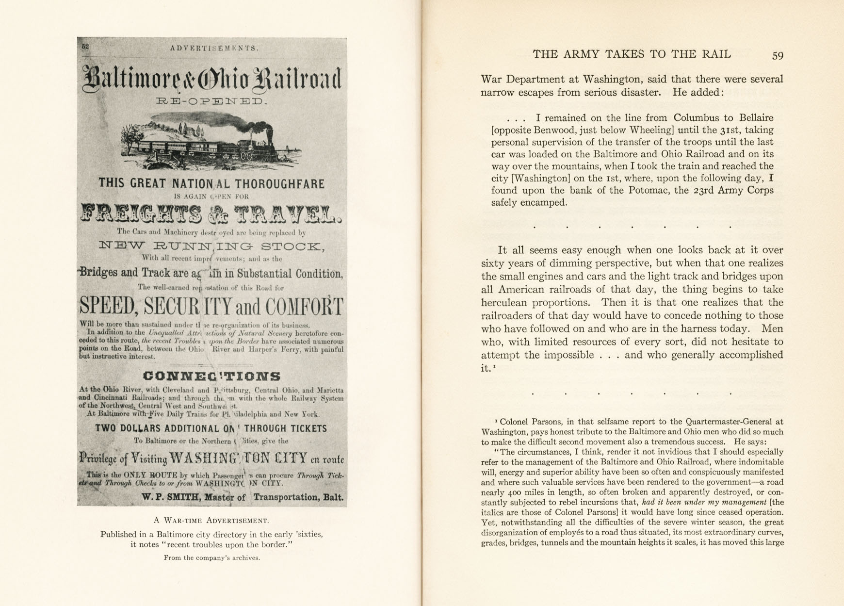 Hungerford, Story of the B&O