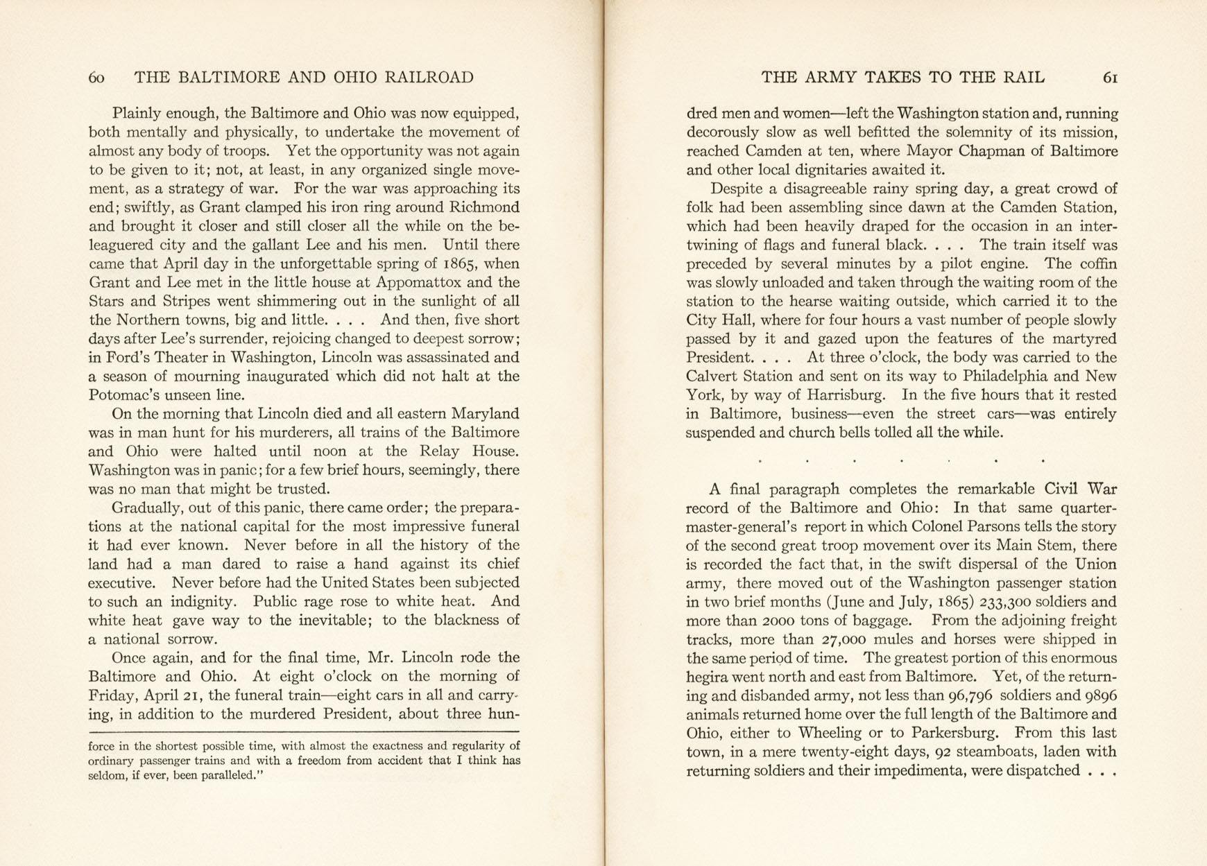 Hungerford, Story of the B&O