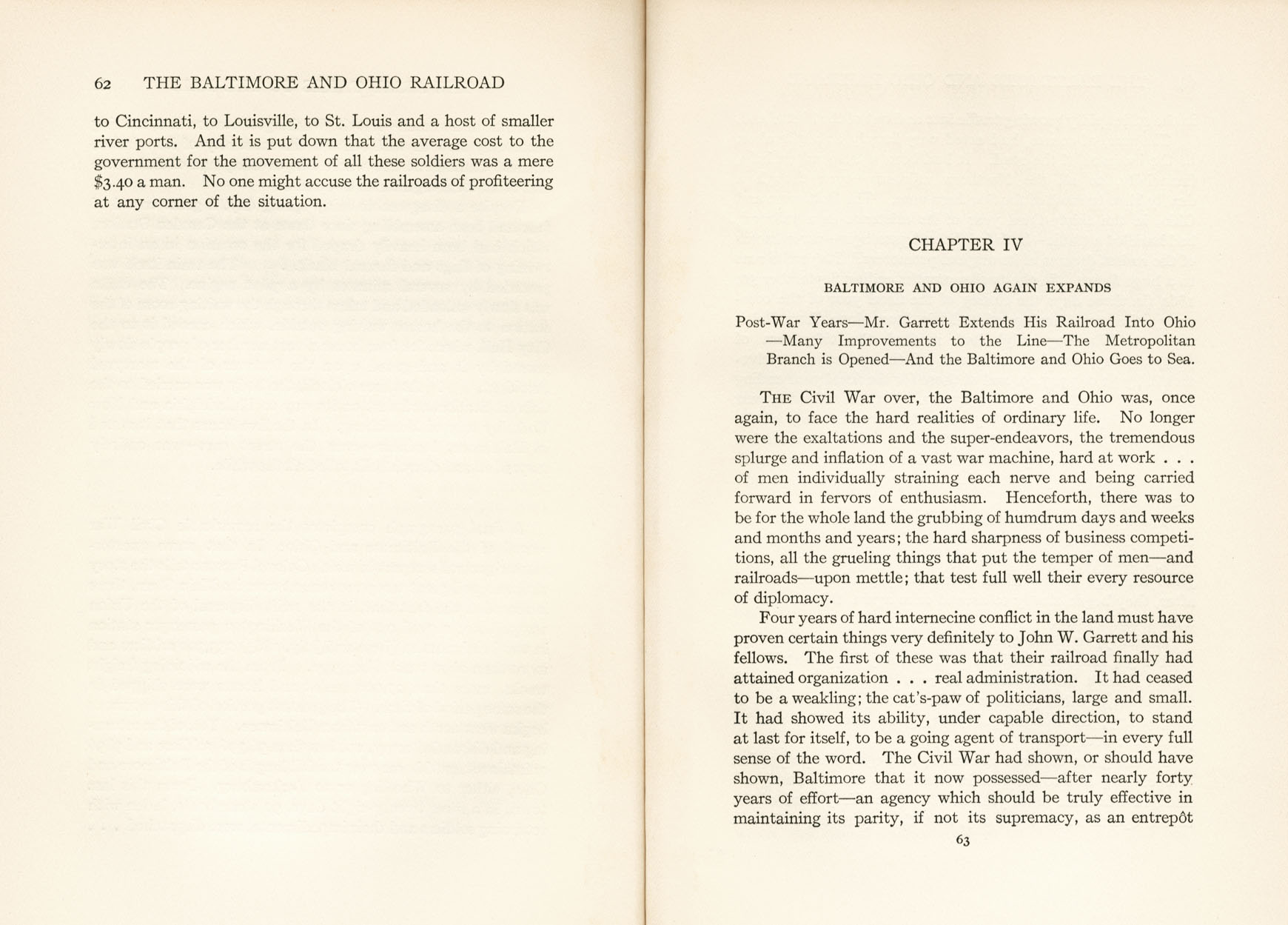 Hungerford, Story of the B&O