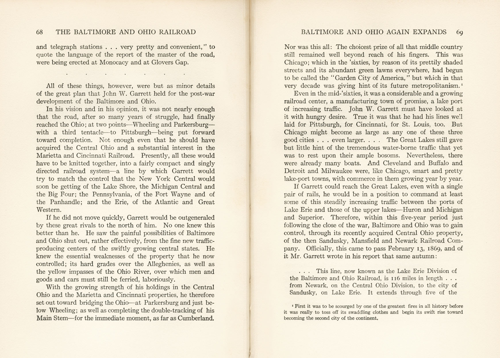 Hungerford, Story of the B&O