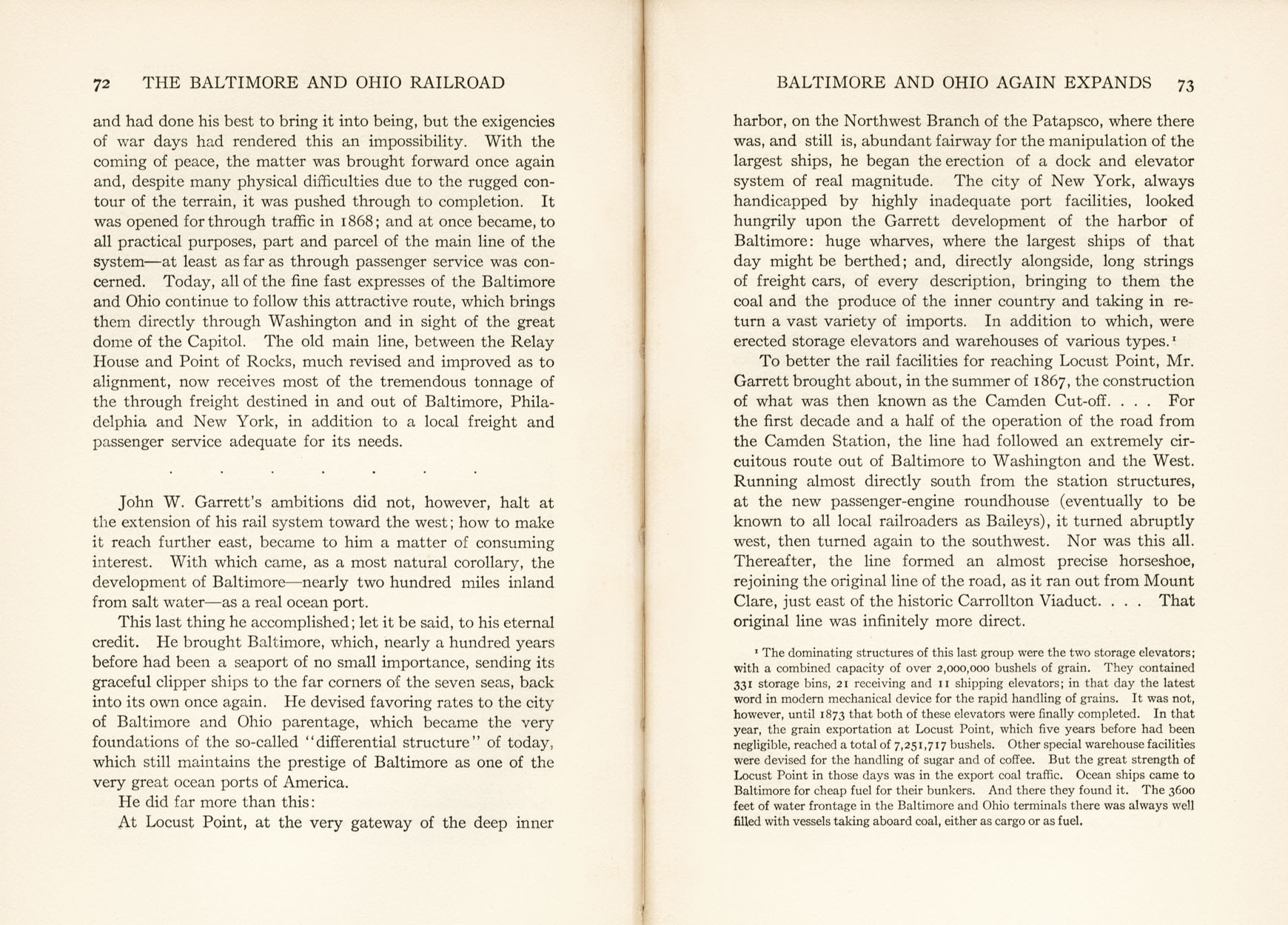 Hungerford, Story of the B&O