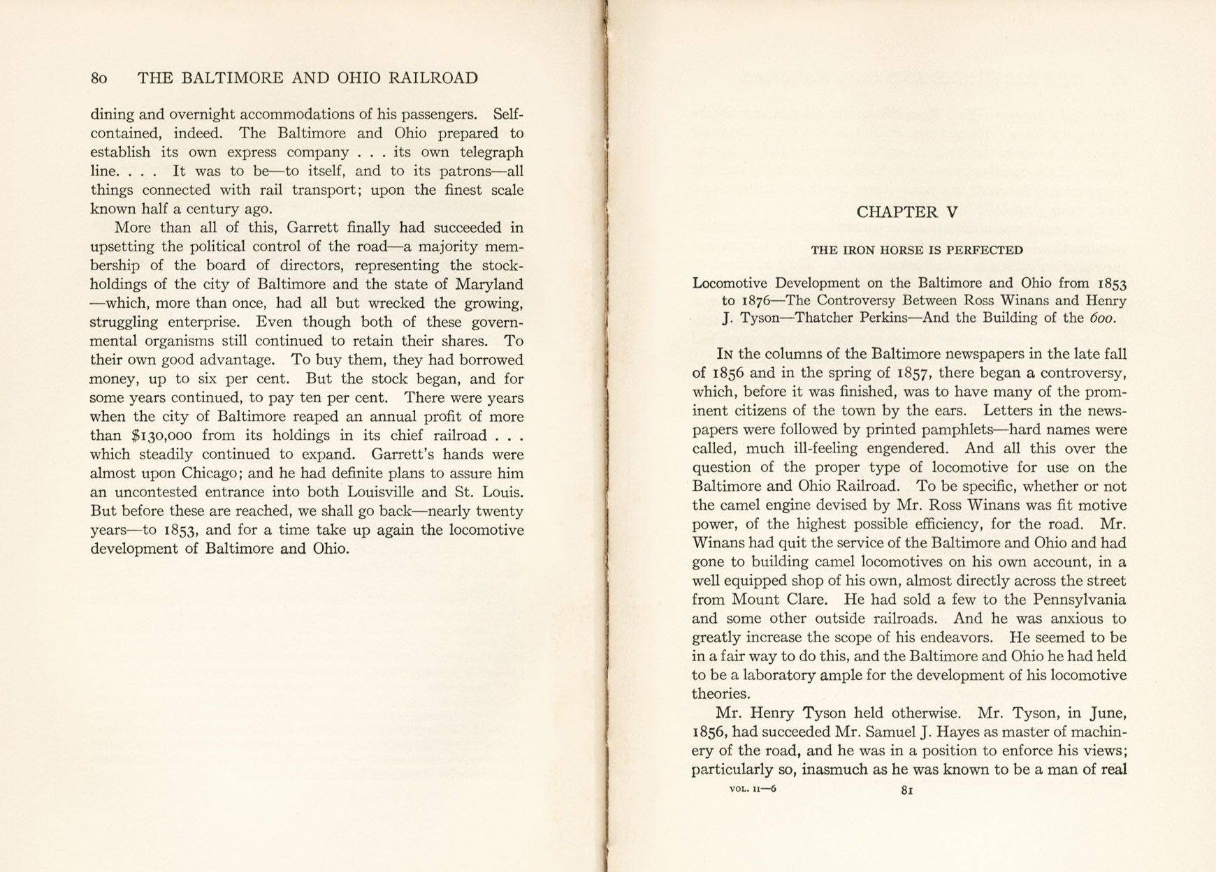 Hungerford, Story of the B&O