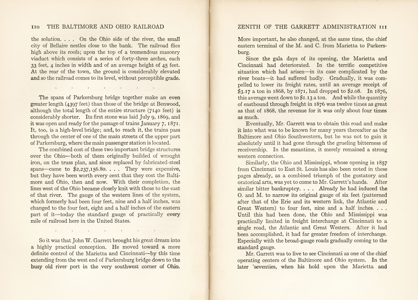 Hungerford, Story of the B&O