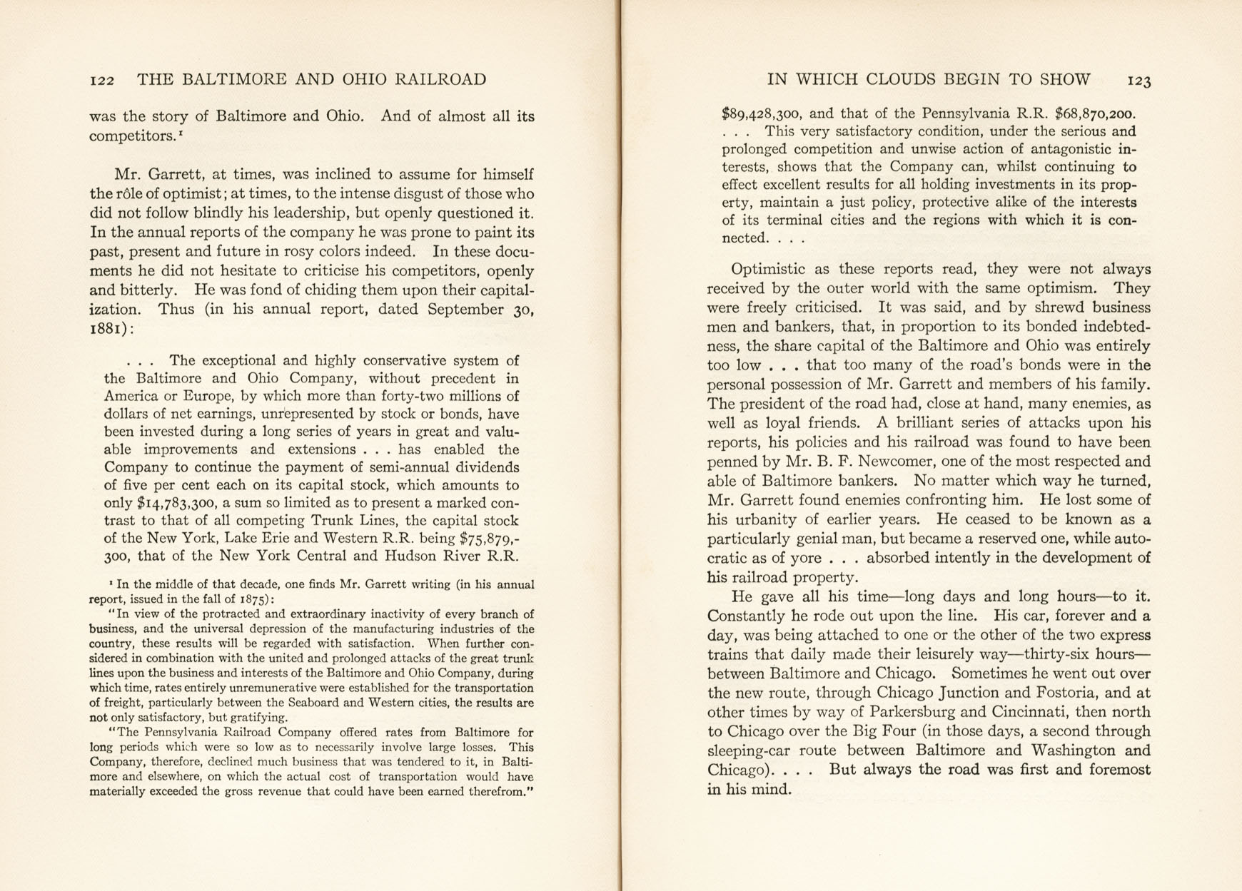 Hungerford, Story of the B&O