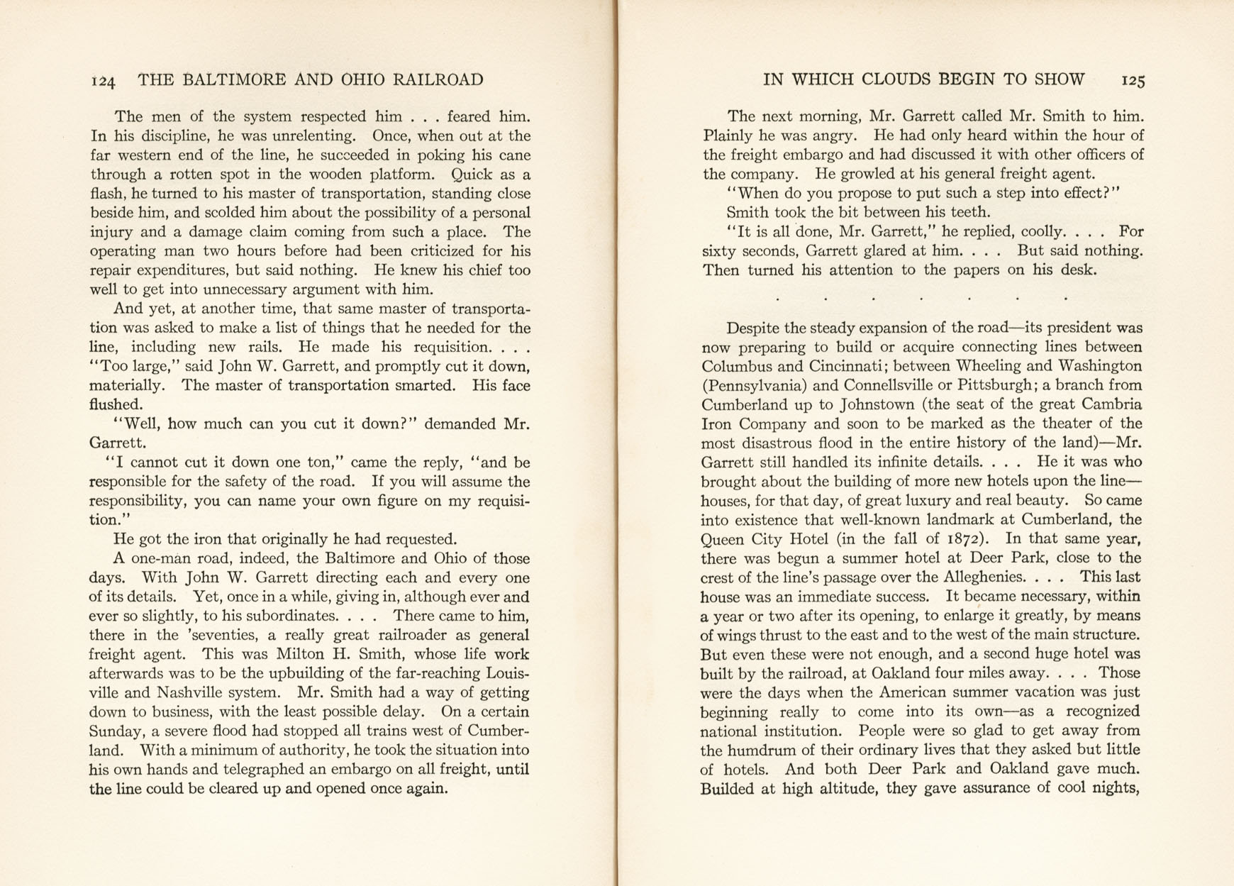 Hungerford, Story of the B&O