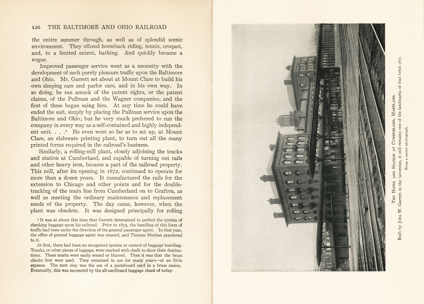 Hungerford, Story of the B&O