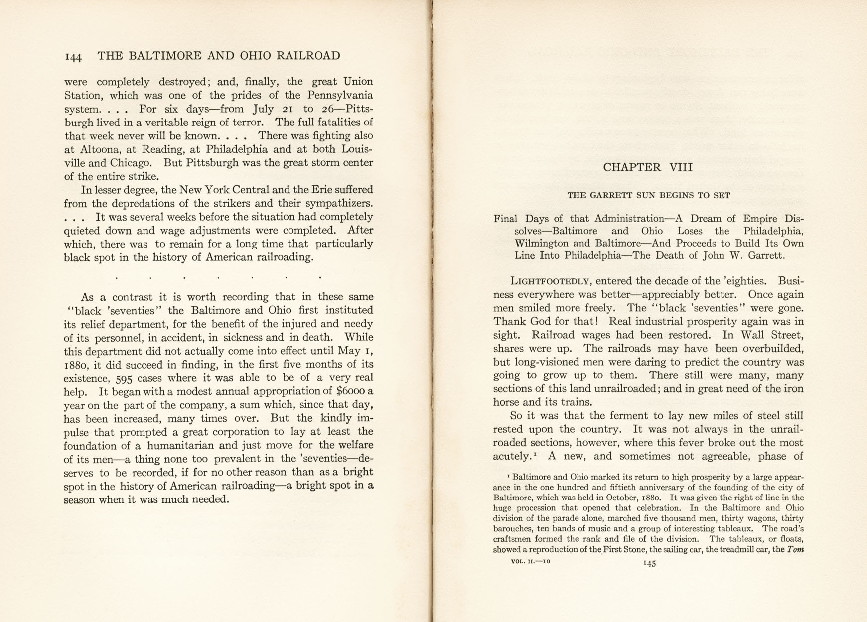 Hungerford, Story of the B&O