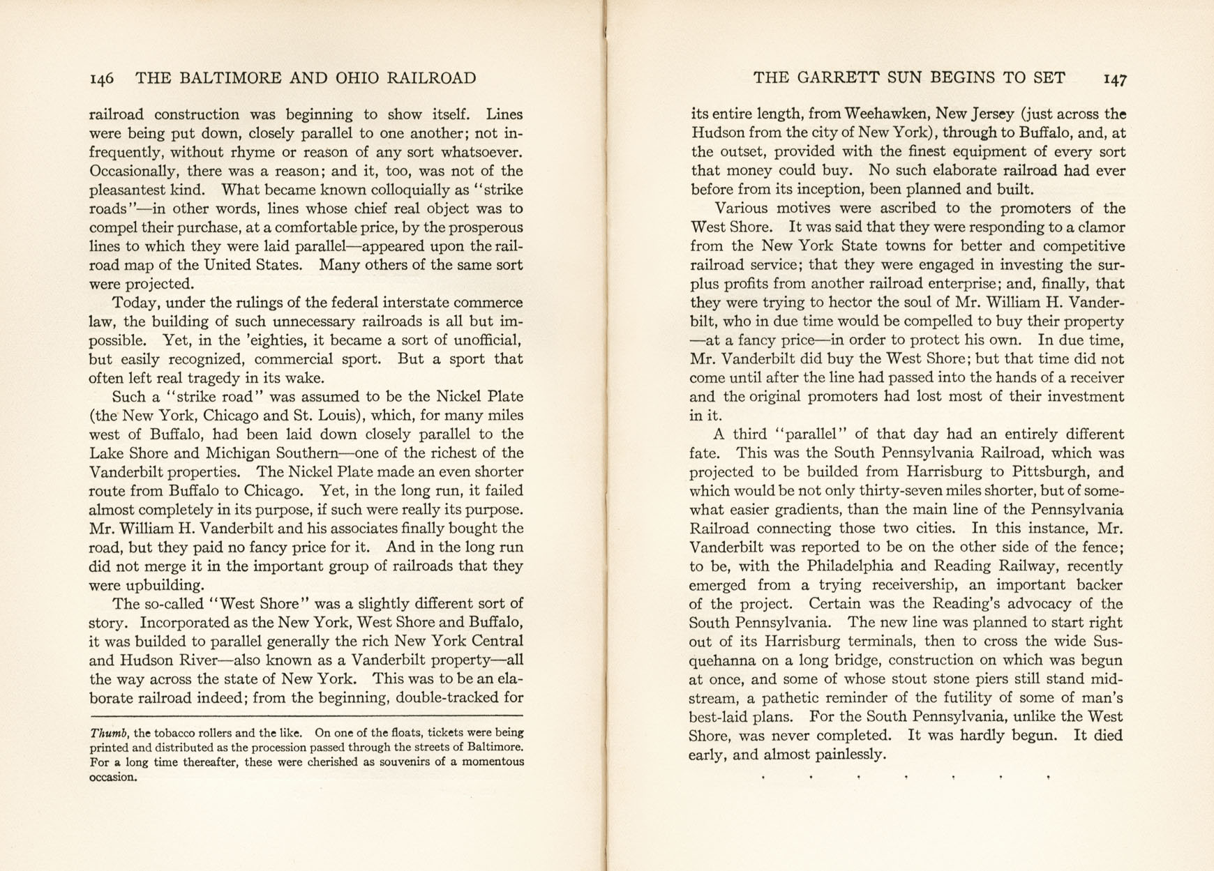Hungerford, Story of the B&O