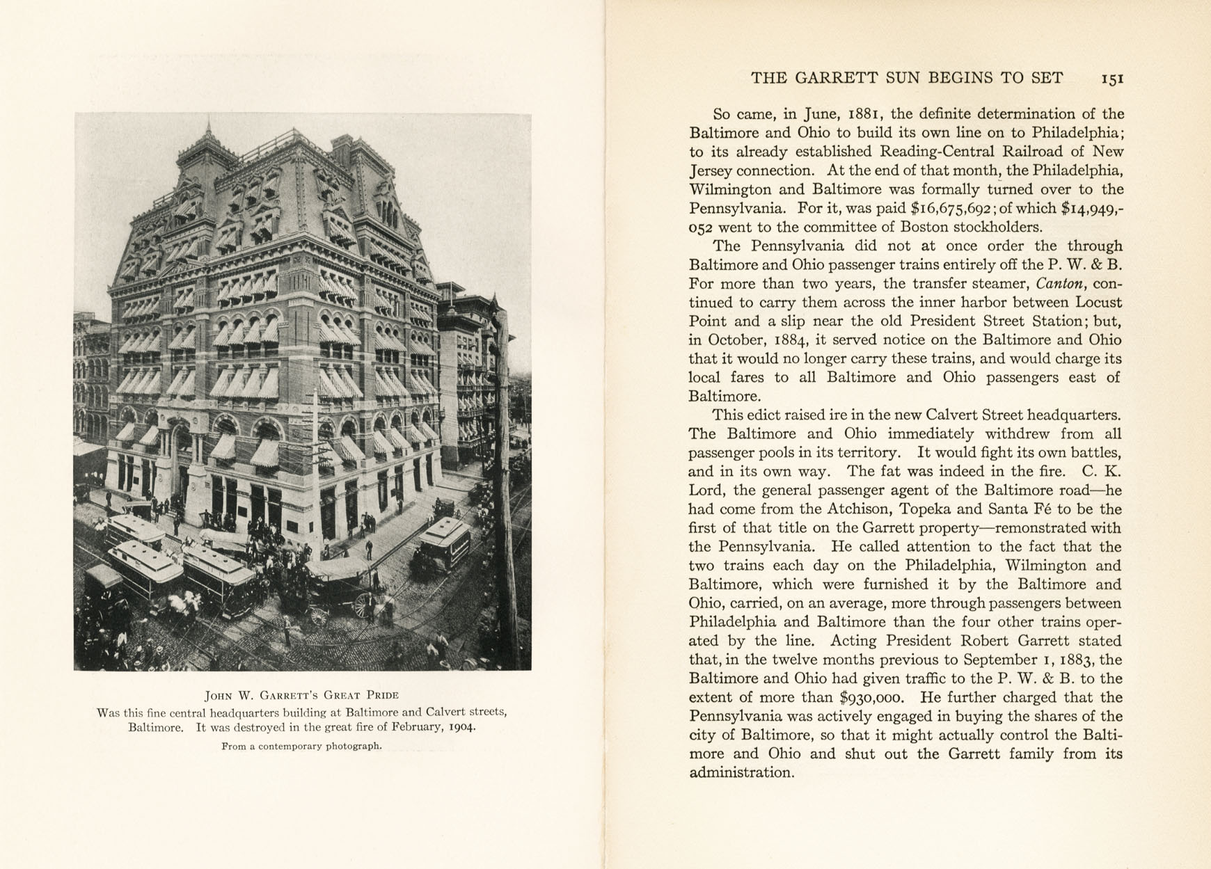 Hungerford, Story of the B&O