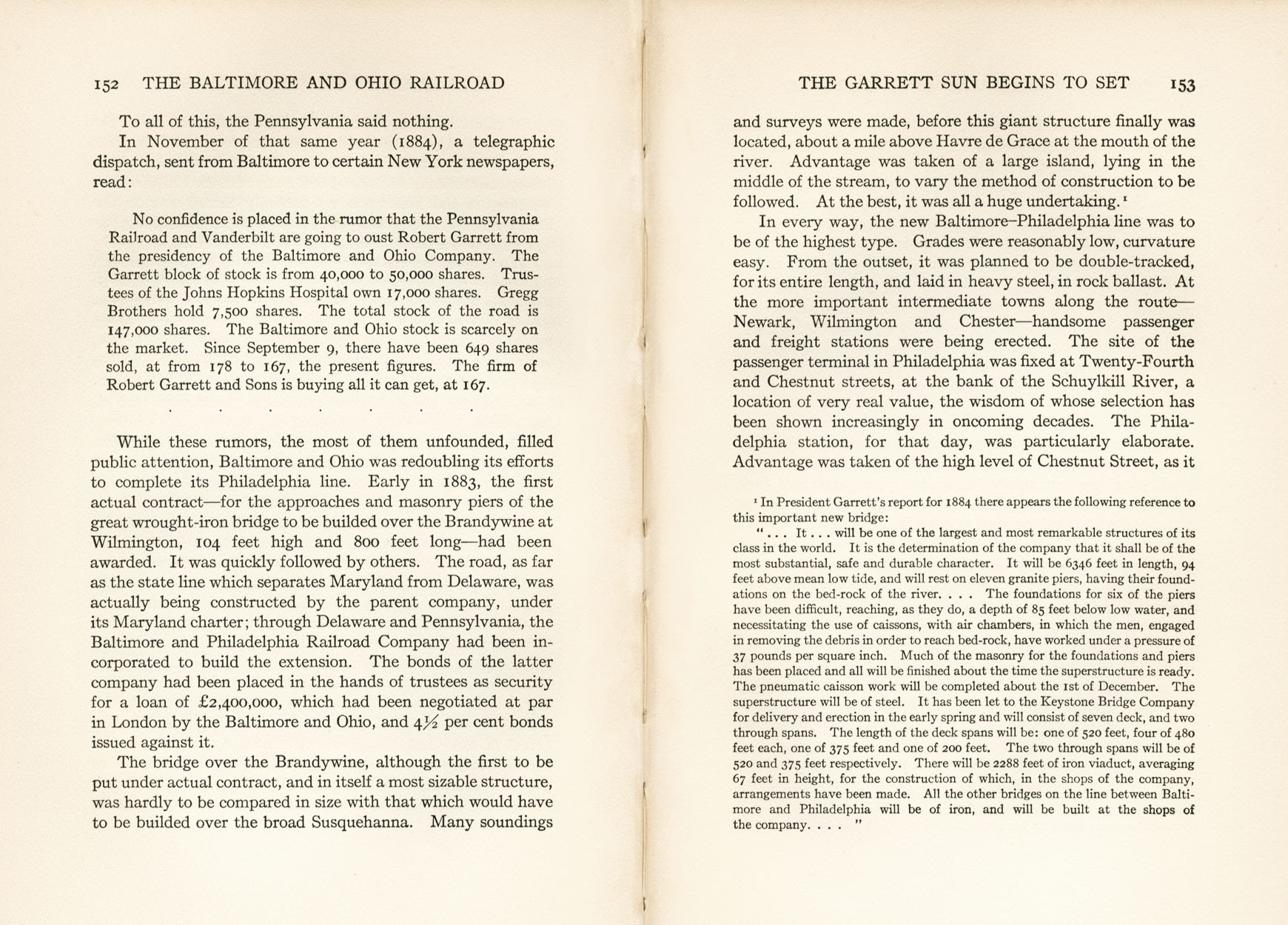 Hungerford, Story of the B&O
