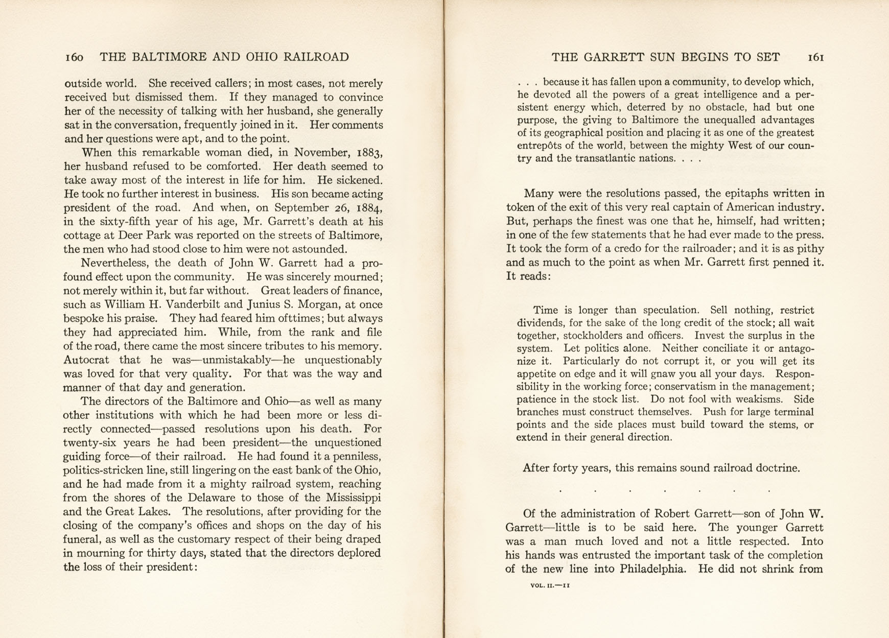Hungerford, Story of the B&O