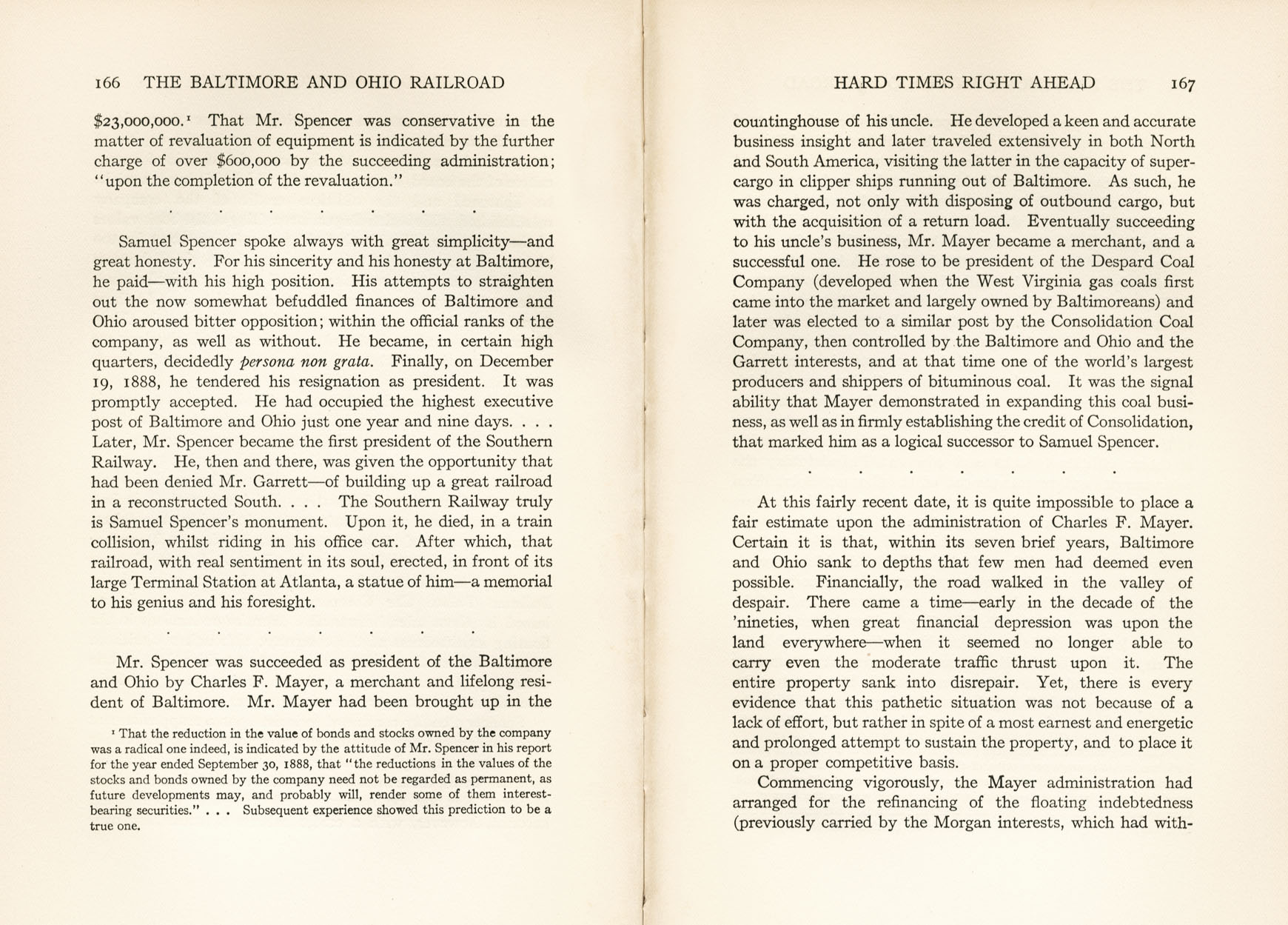 Hungerford, Story of the B&O