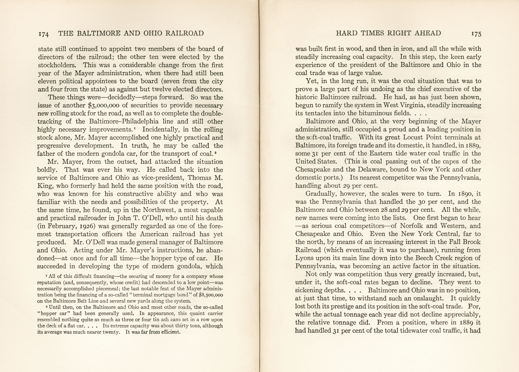 Hungerford, Story of the B&O