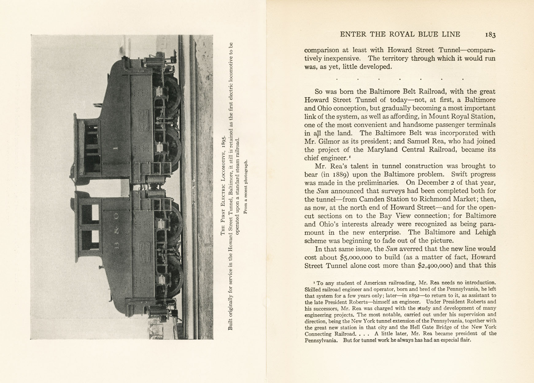 Hungerford, Story of the B&O