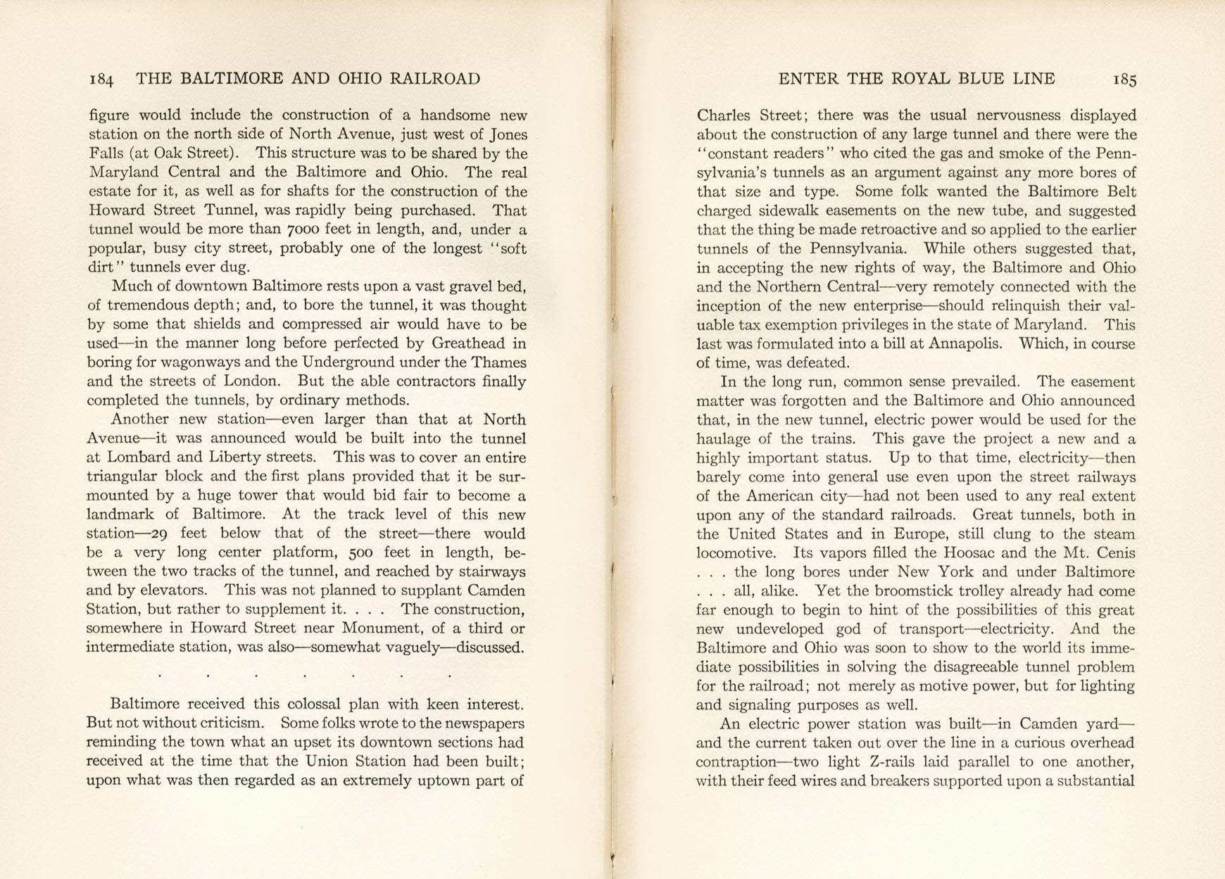Hungerford, Story of the B&O