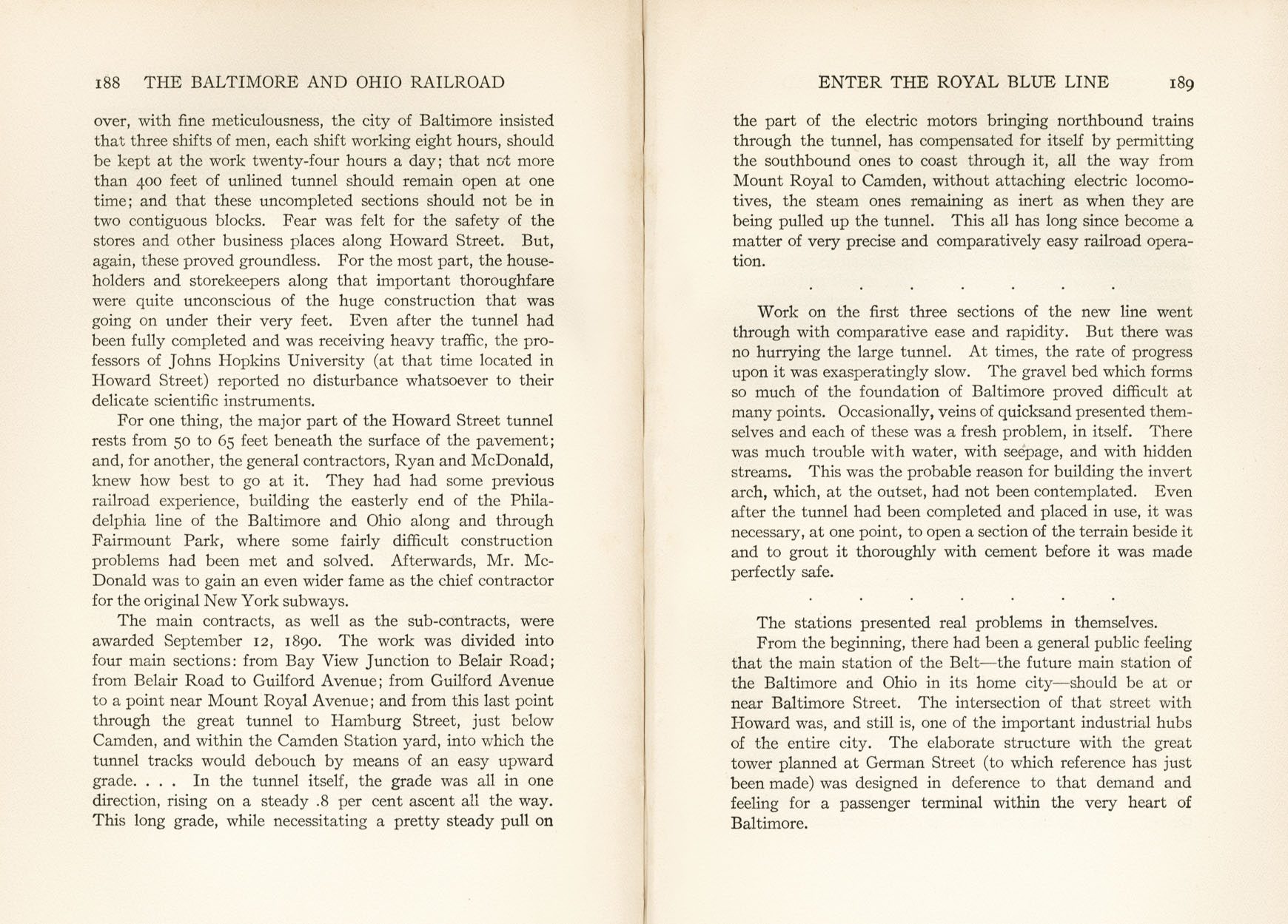 Hungerford, Story of the B&O