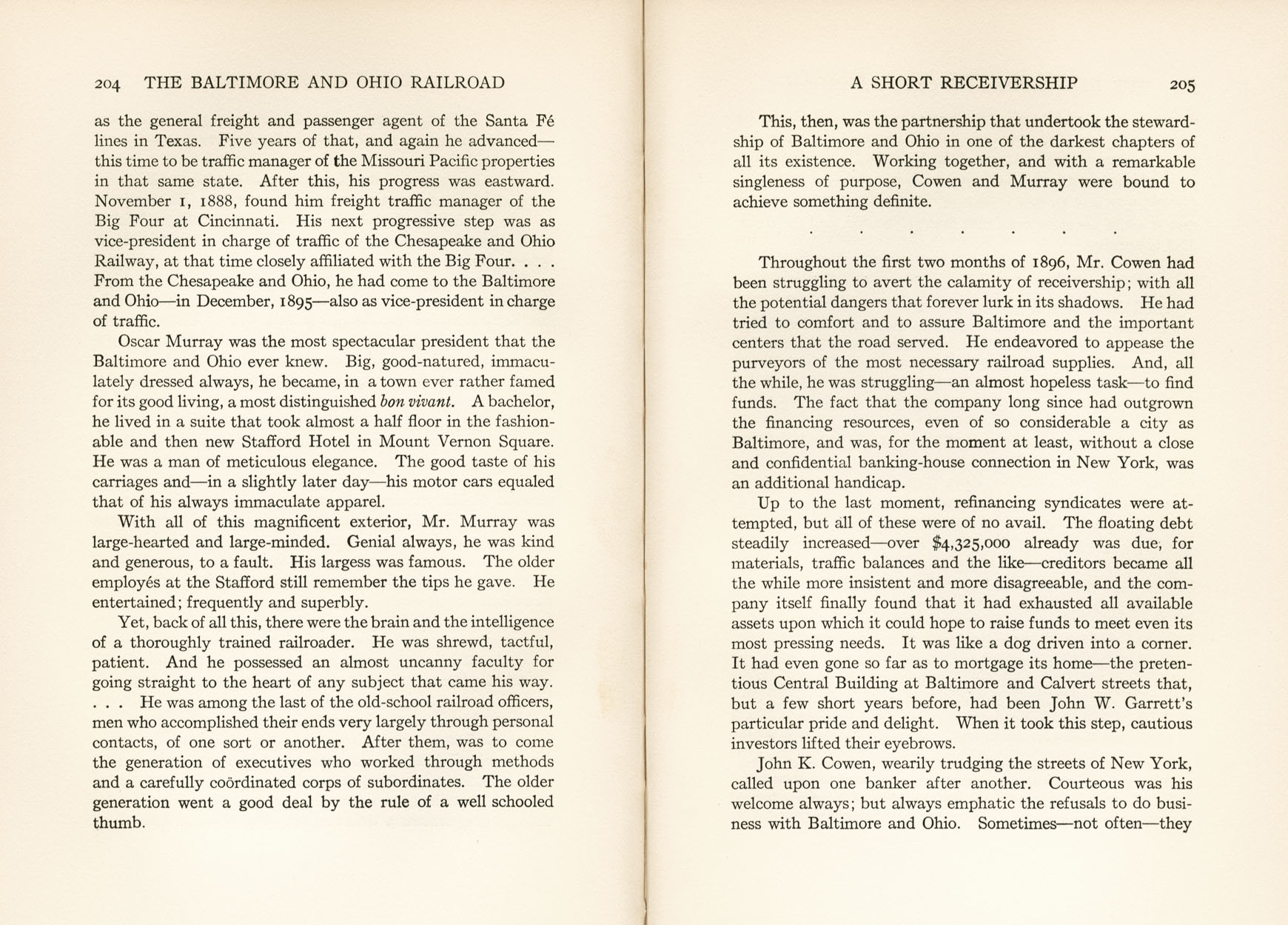 Hungerford, Story of the B&O