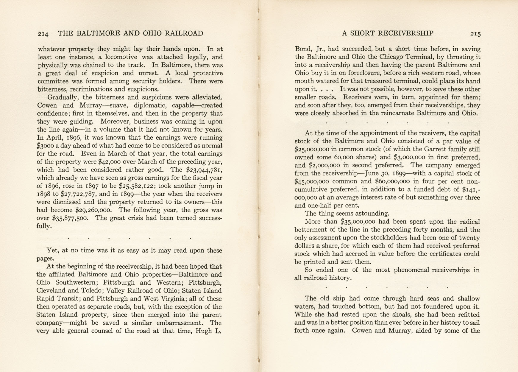 Hungerford, Story of the B&O