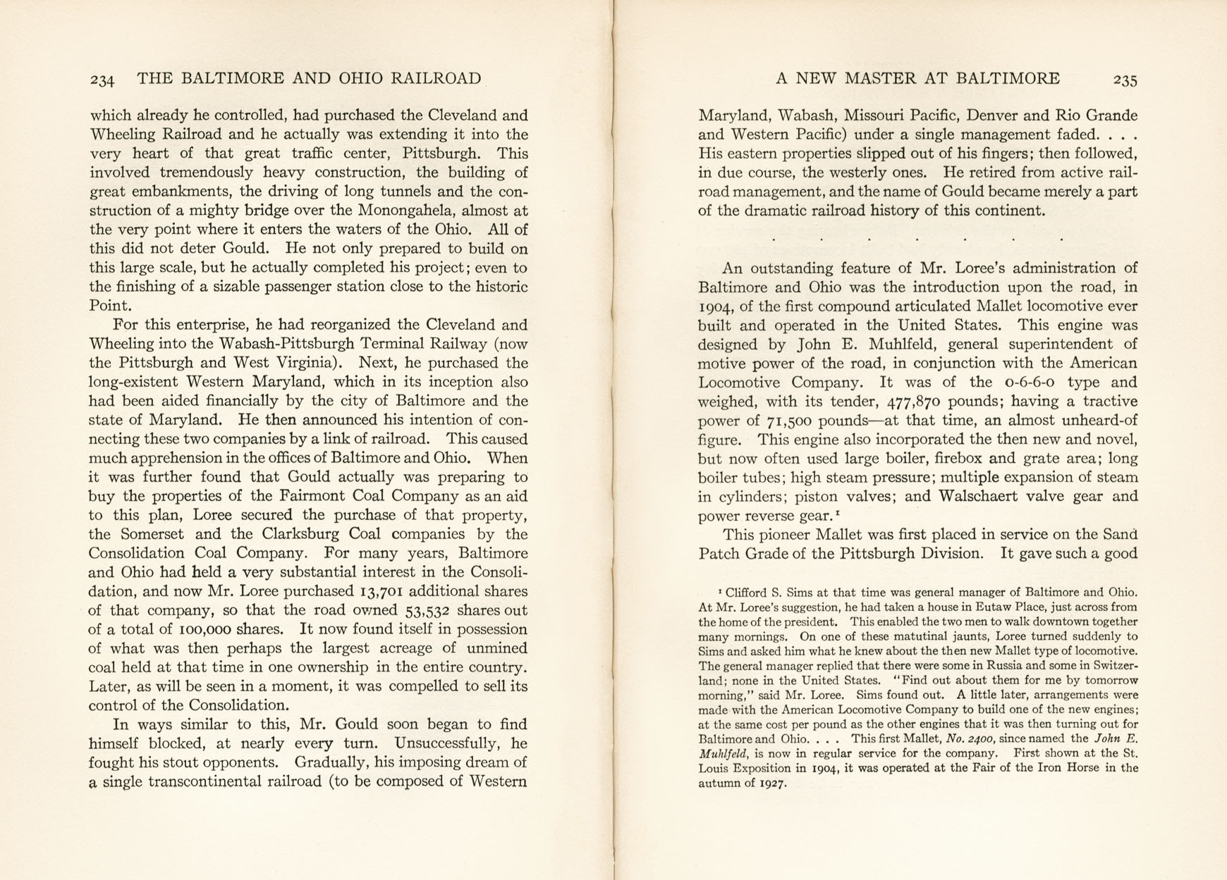 Hungerford, Story of the B&O
