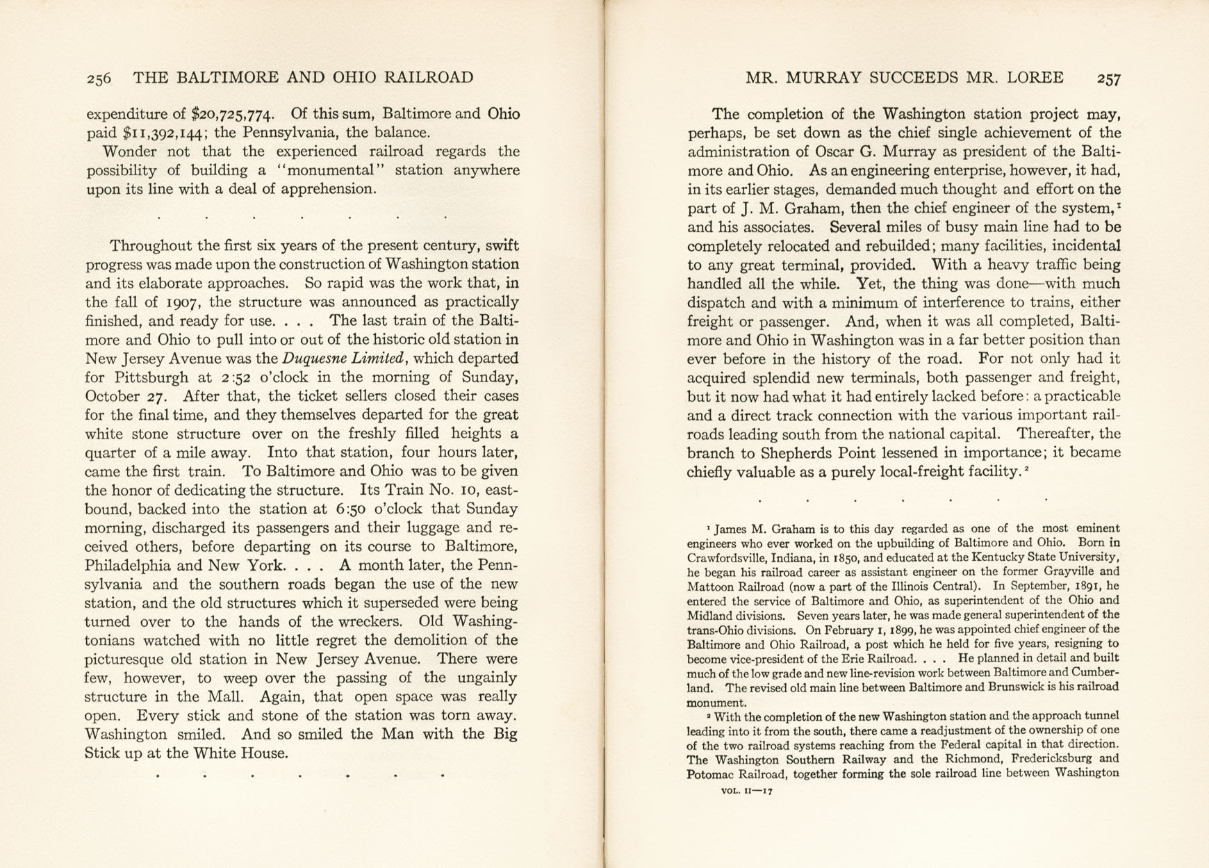 Hungerford, Story of the B&O