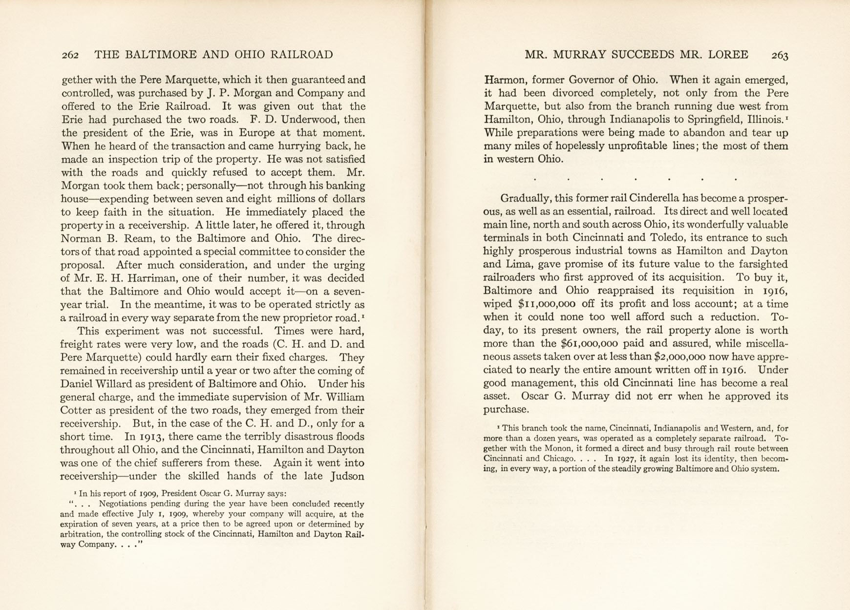 Hungerford, Story of the B&O